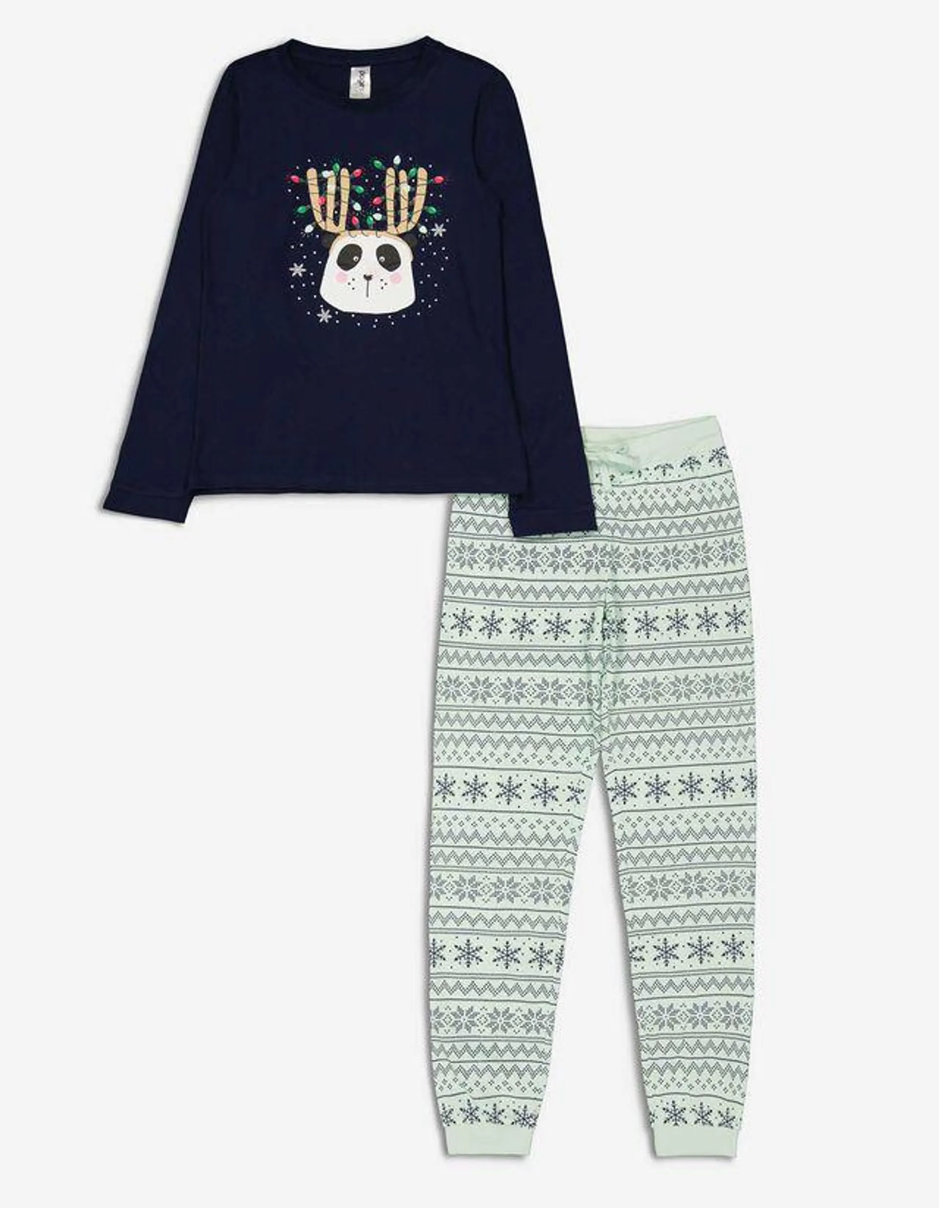 Pyžamový set mikina a nohavice - Celoplošná potlač
