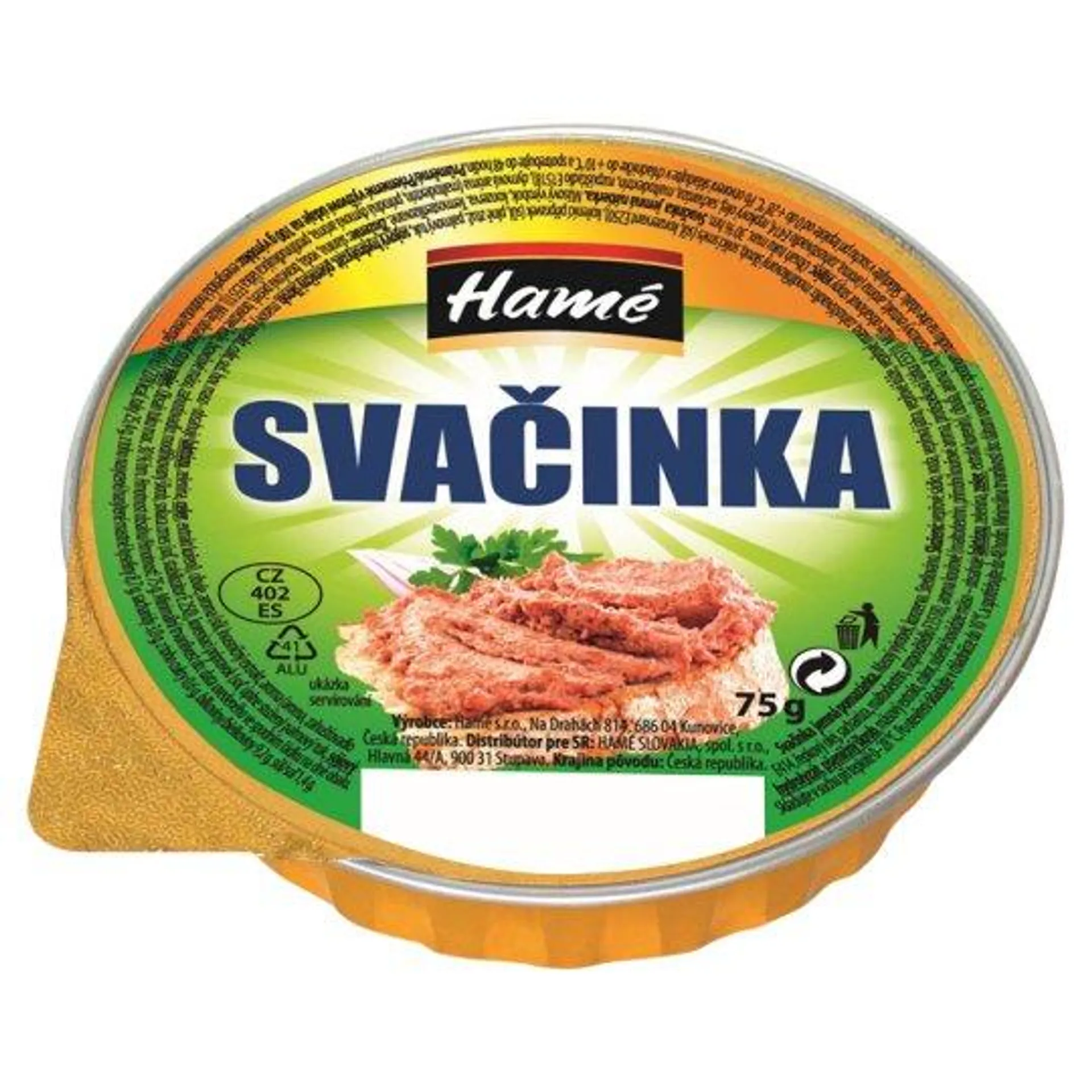 Hamé Svačinka jemná nátierka 75 g