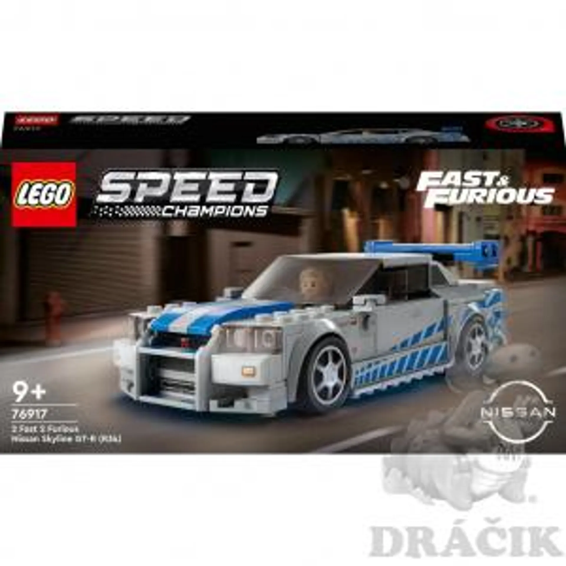 76917 Lego Speed Champions- 2 Fast 2 Furious Nissan Skyline Gt-R (R34)