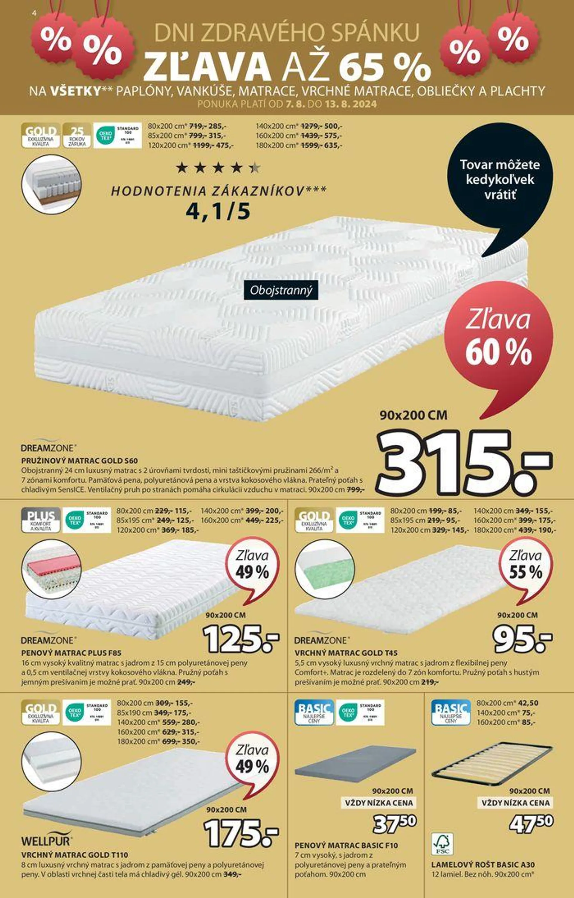 Leták: Aktuálny leták od 7. augusta do 21. augusta 2024 - Prehľad Stránky 5