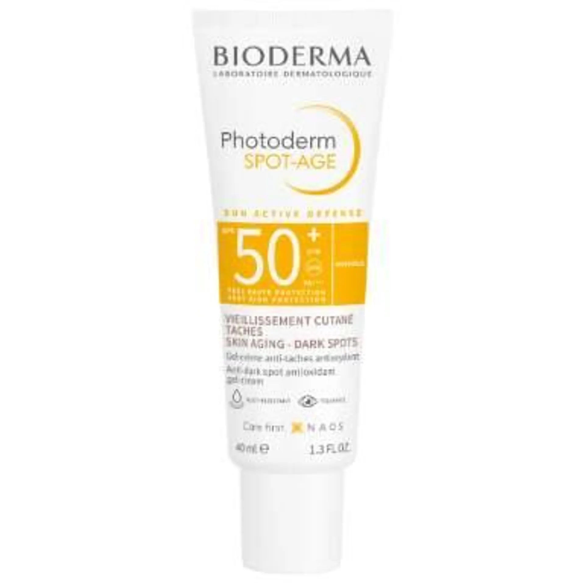 BIODERMA Photoderm spot-age opaľovací gel-krém anti-age SPF50+ 40 ml - 1+1