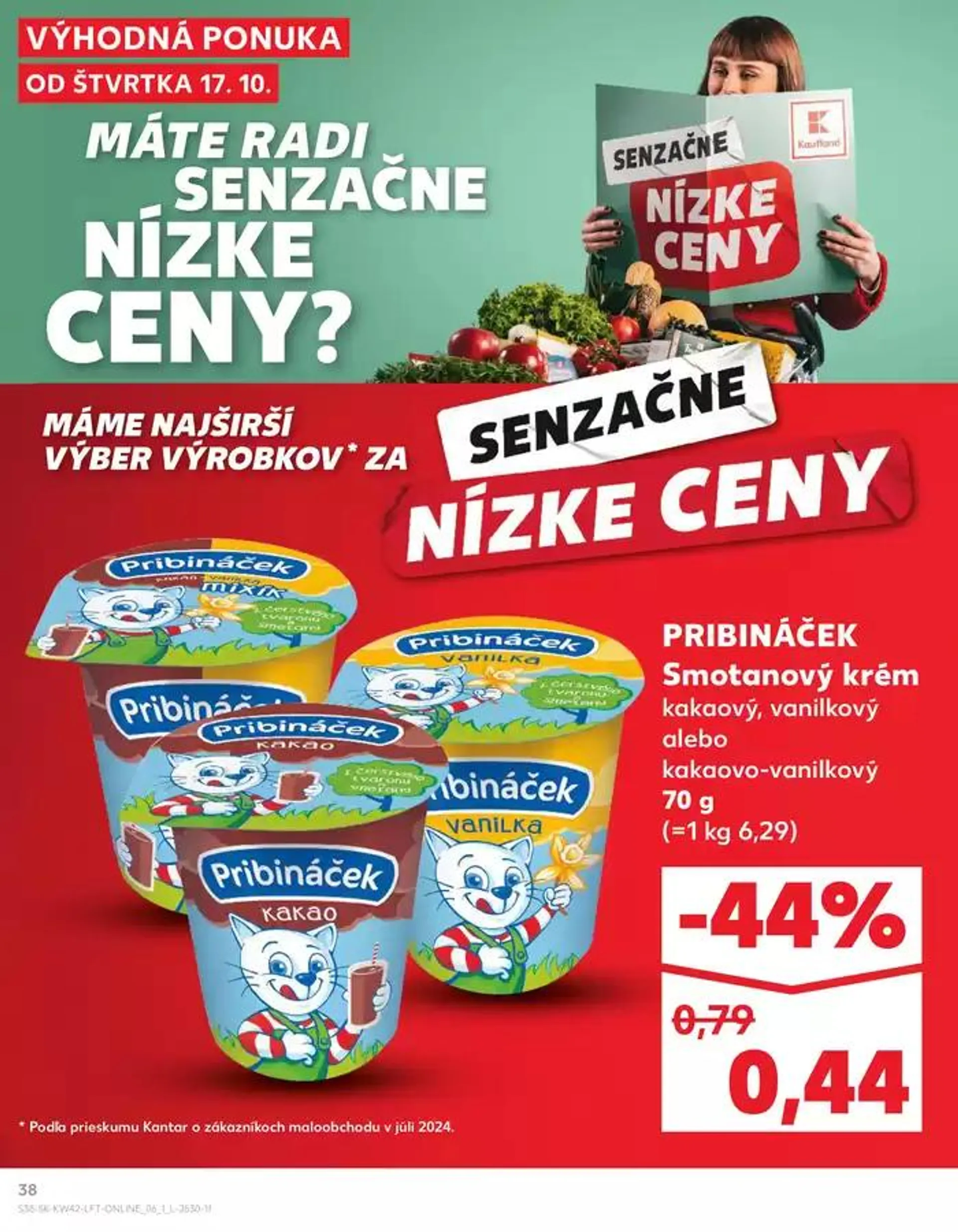 Leták: Najlepšie ponuky pre všetkých zákazníkov od 17. októbra do 23. októbra 2024 - Prehľad Stránky 38