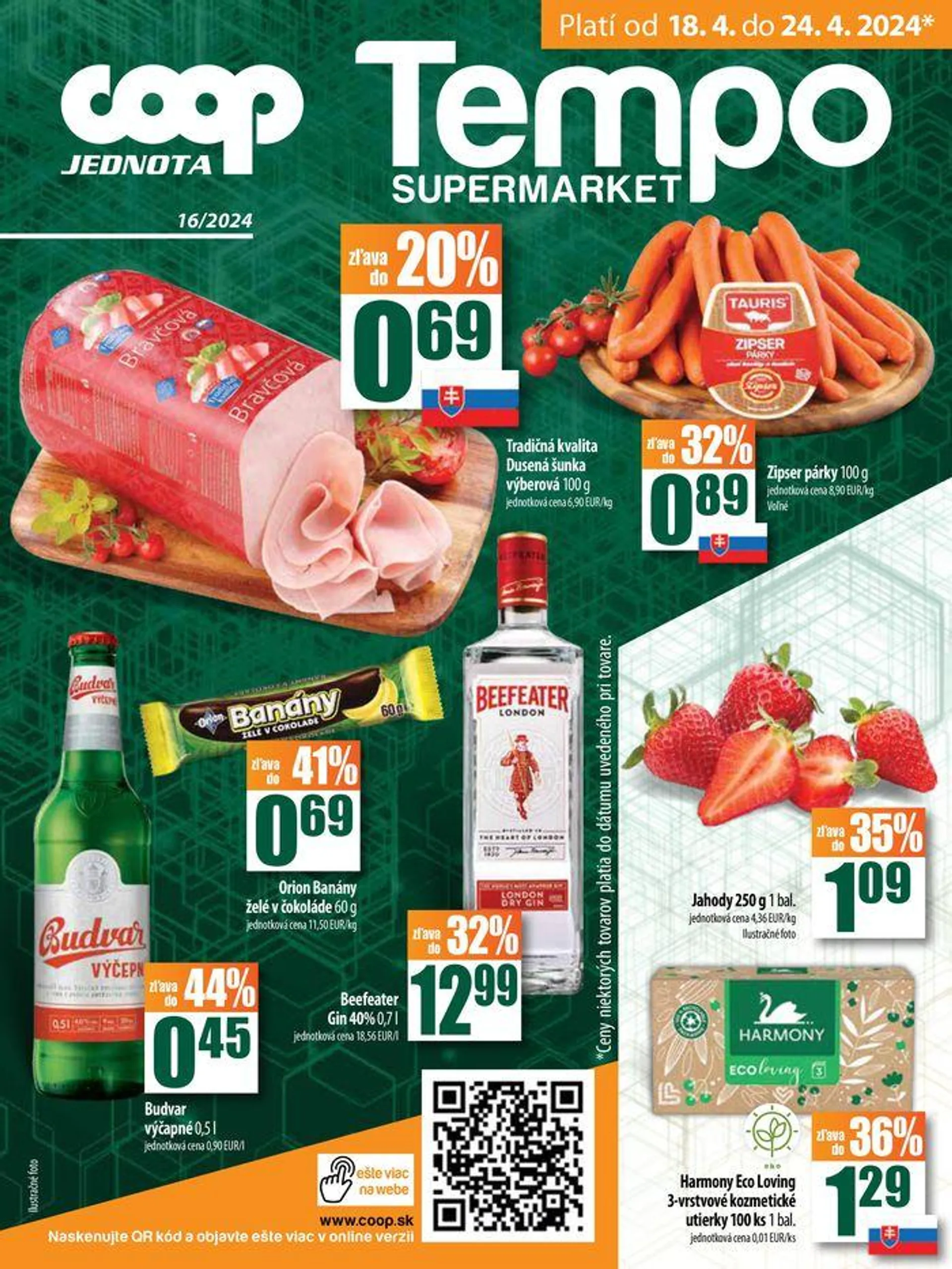 Leták COOP Jednota supermarket  - 16
