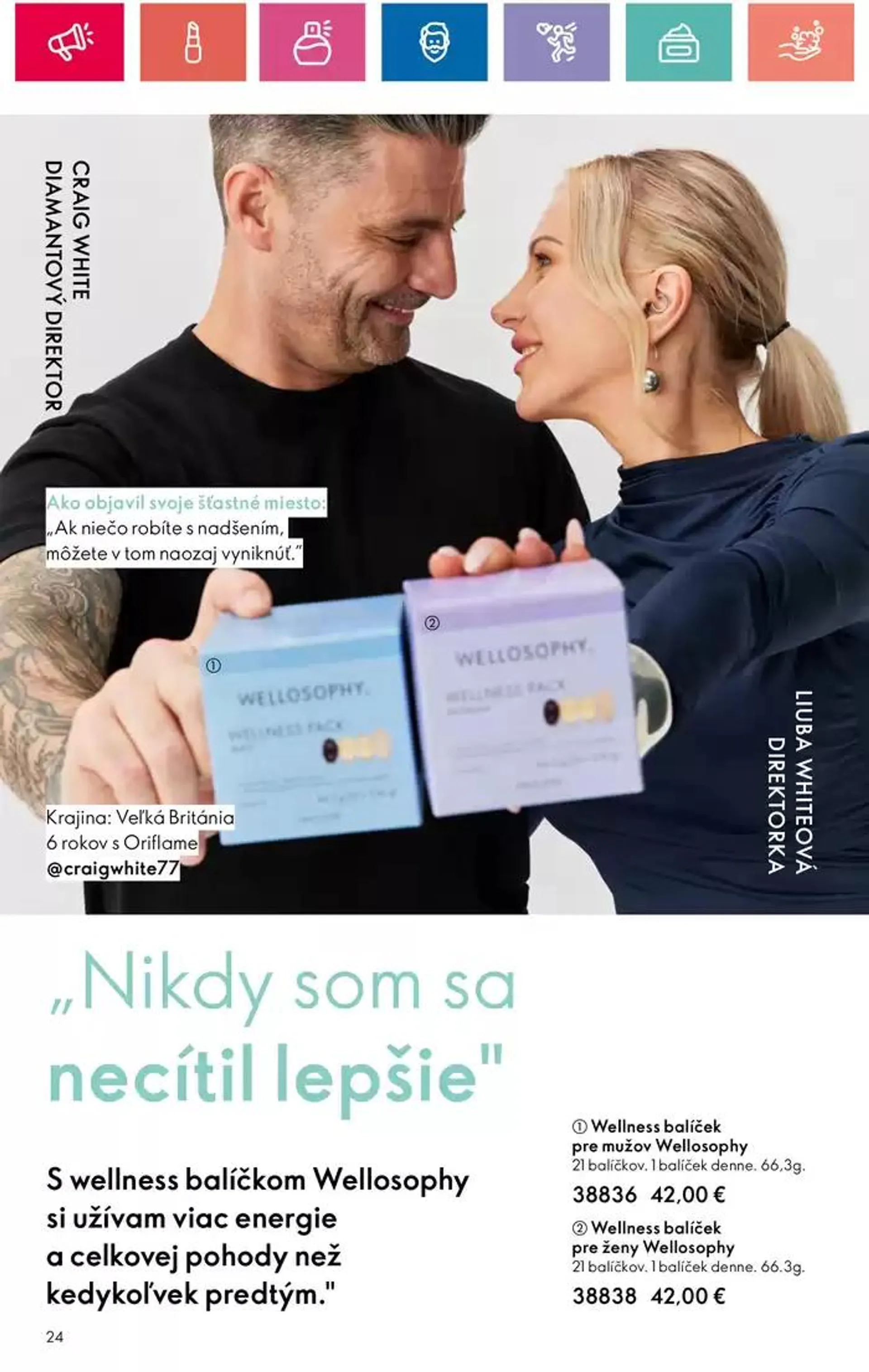 Leták: ORIFLAME katalóg od 2. októbra do 16. októbra 2024 - Prehľad Stránky 24