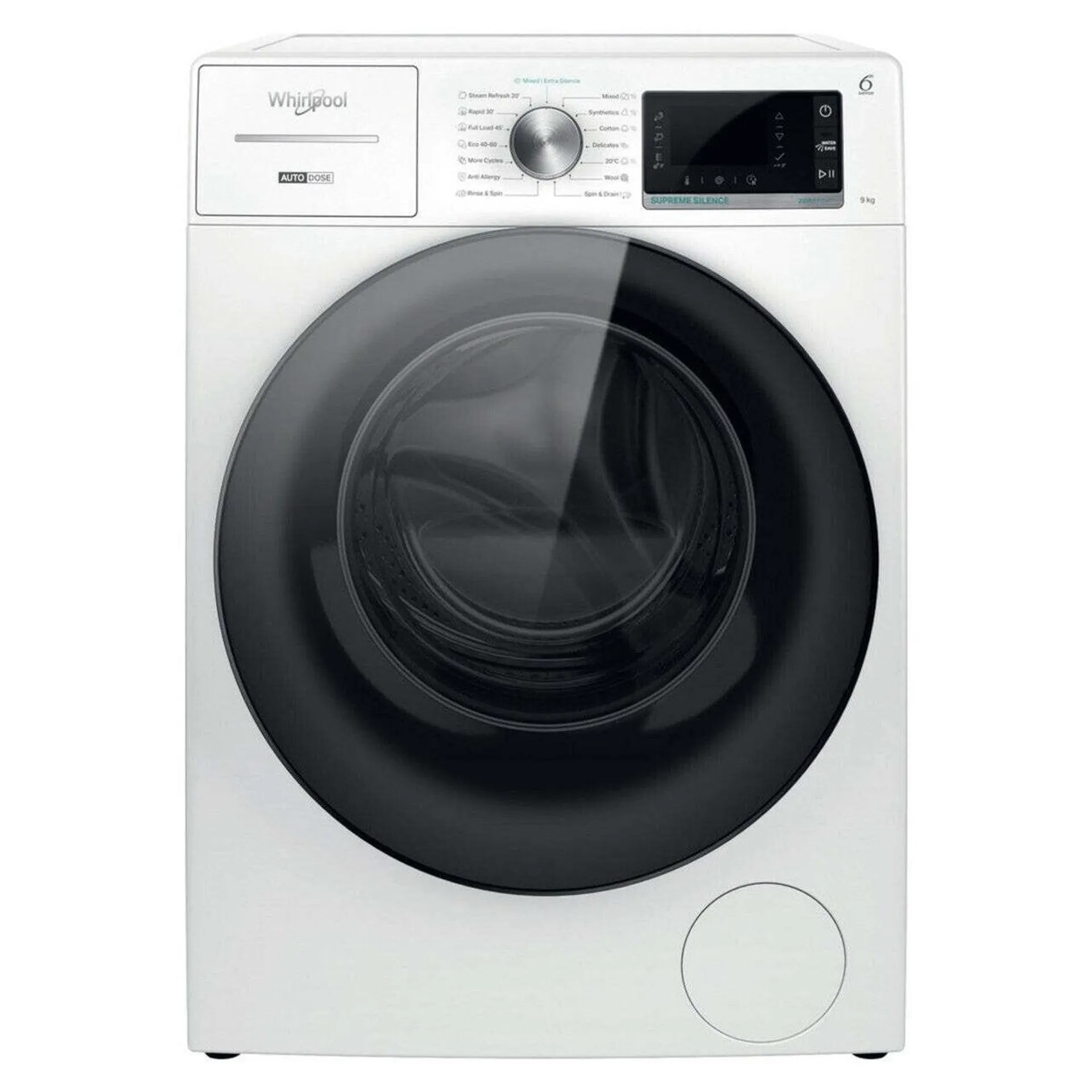 Práčka s predným plnením Whirlpool W8 W946WB EE, A, 9kg