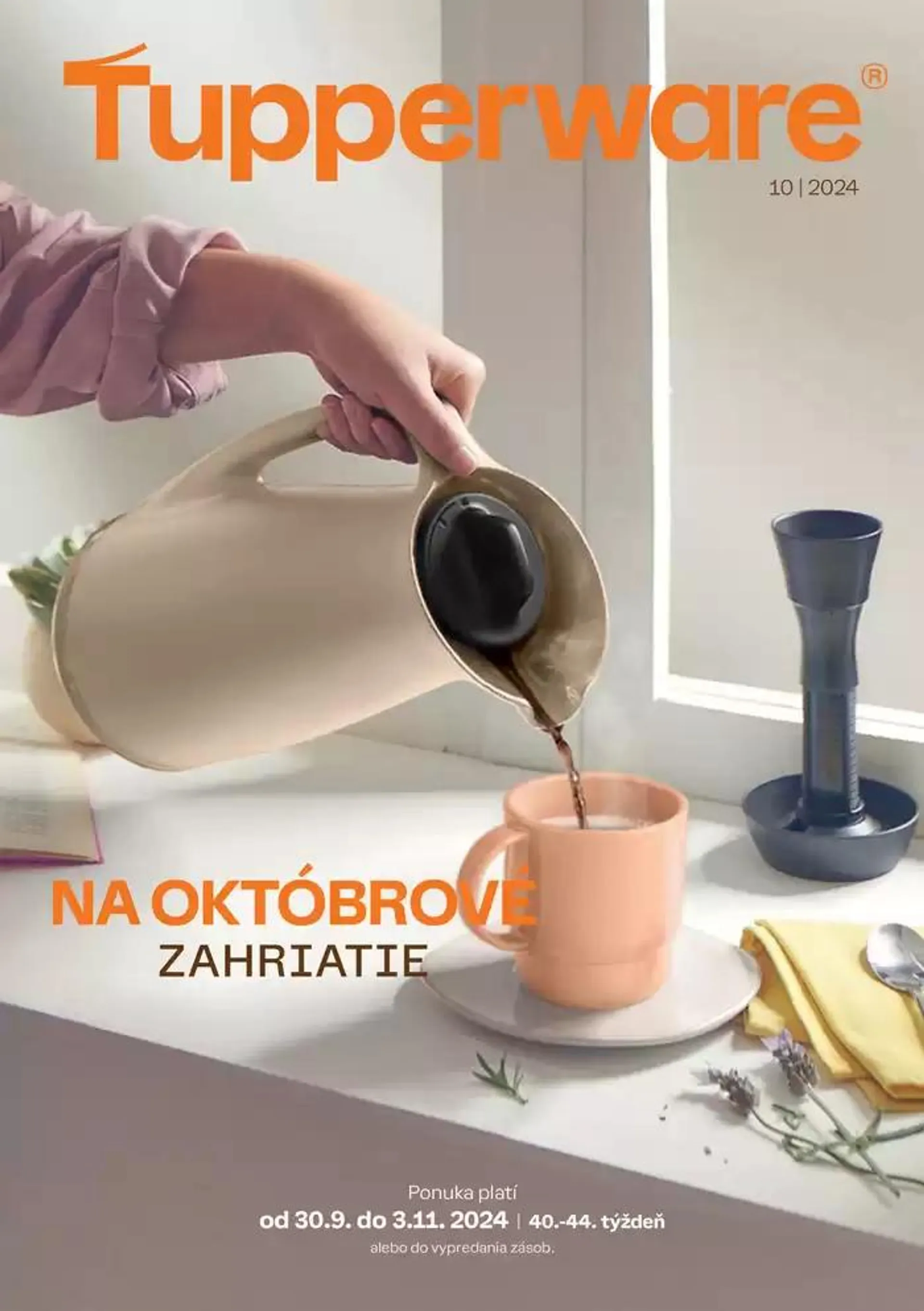 Leták: Tupperware October 2024 Brochure od 9. októbra do 23. októbra 2024 - Prehľad Stránky 1