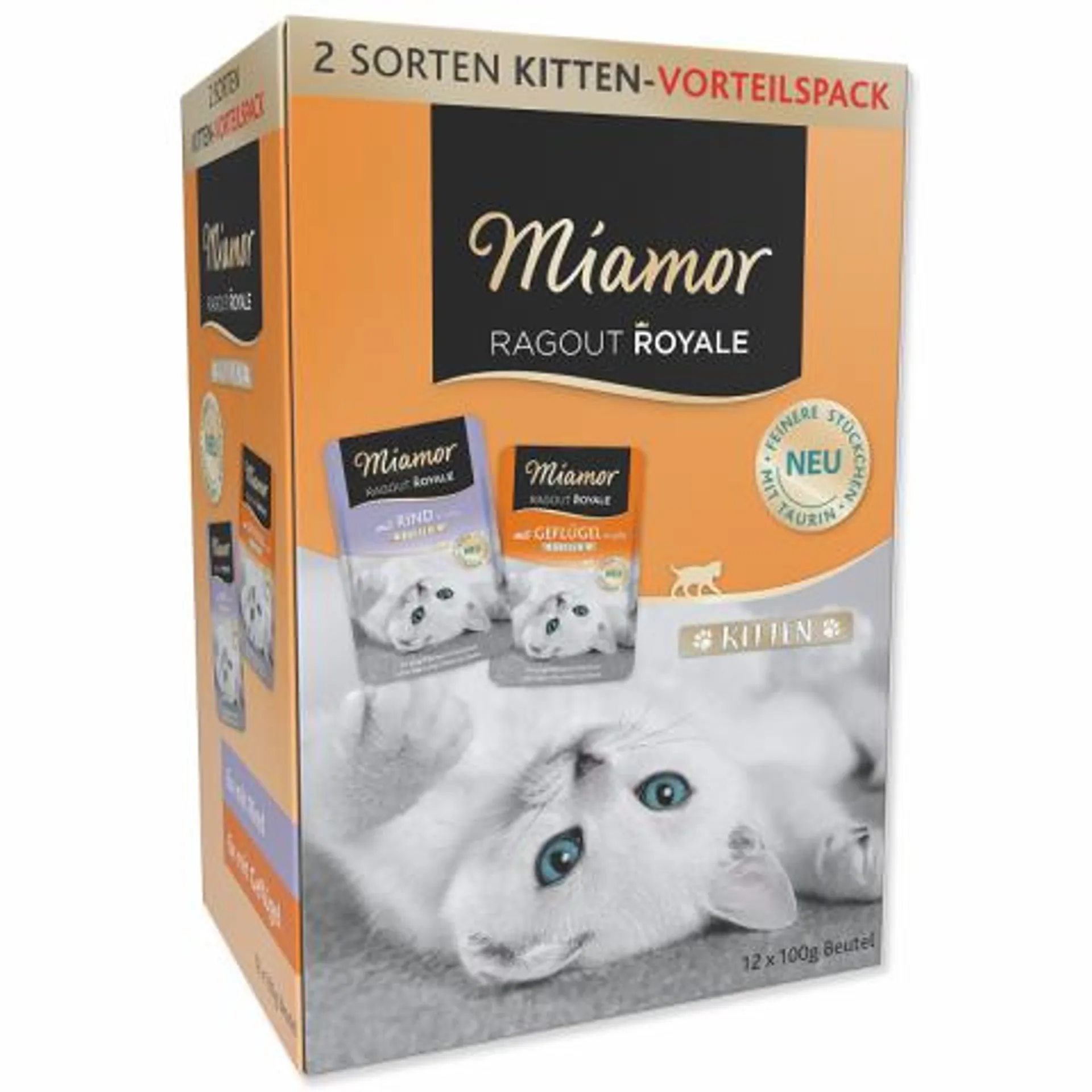 Miamor Ragout Royale kapsičky Kitten multipack v želé 2 x 6 x 100 g