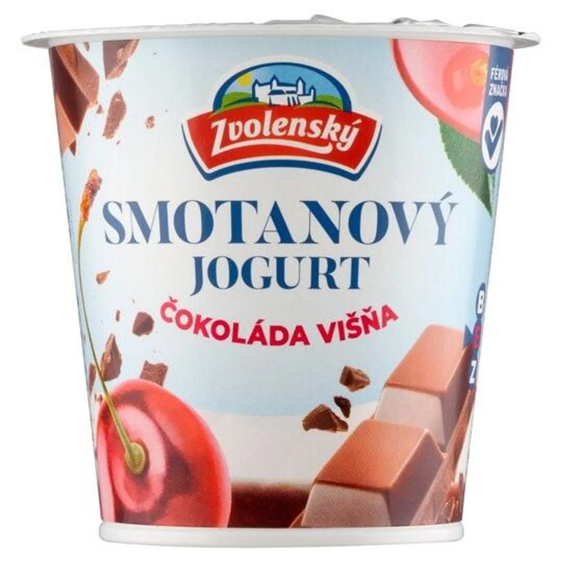 Zvolenský Smotanový jogurt čokoláda višňa 145 g