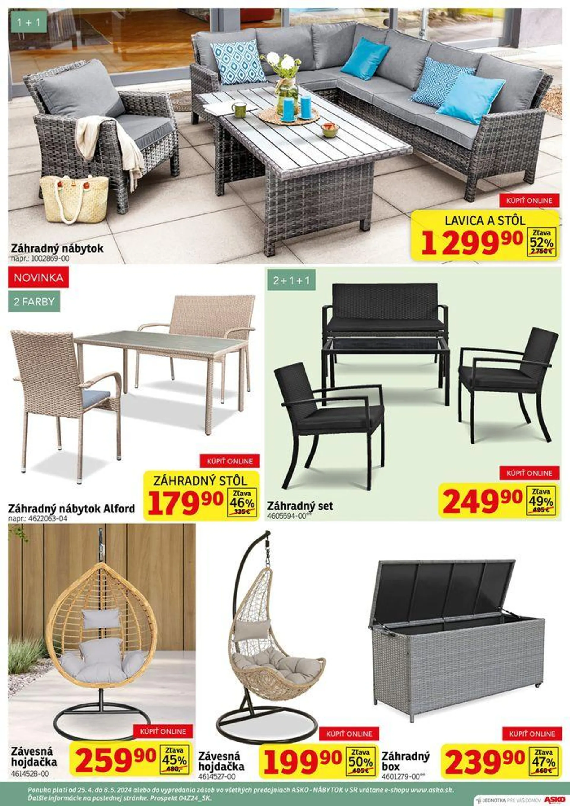 Leták: Garden furniture od 29. apríla do 8. mája 2024 - Prehľad Stránky 2