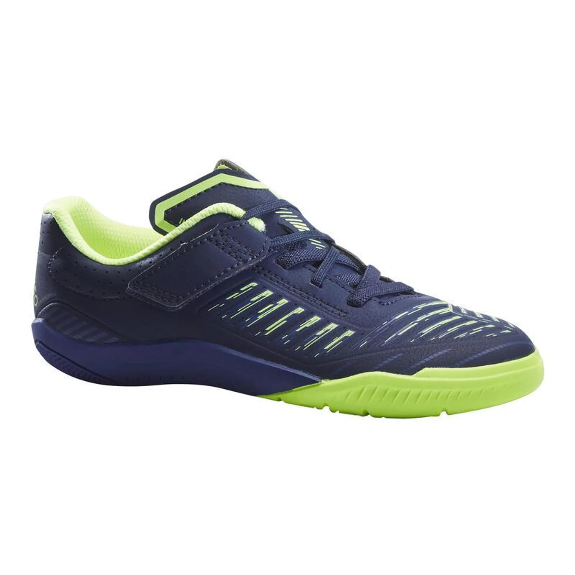 Scarpe futsal bambino GINKA 500 blu