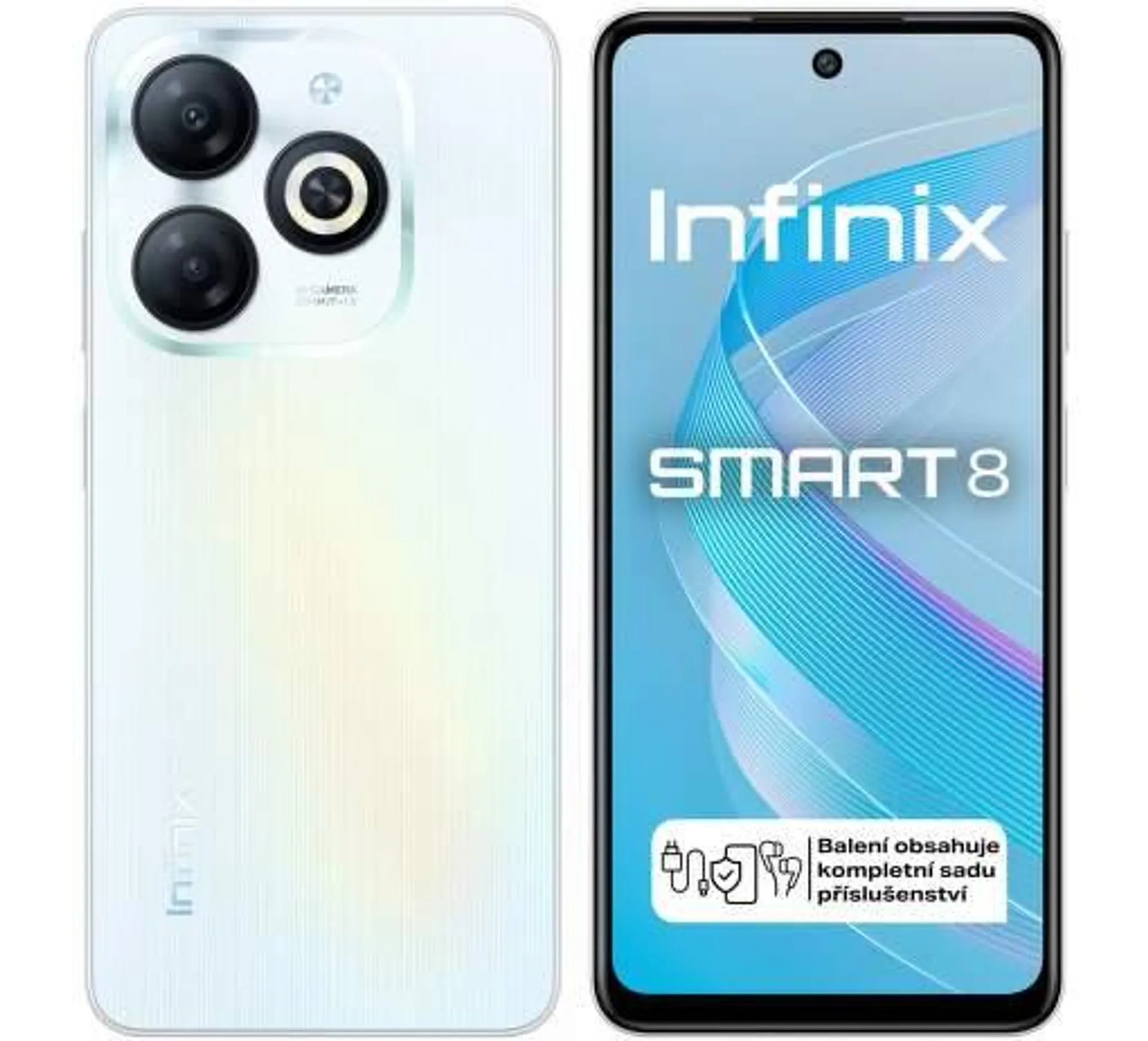 Infinix Smart 8 64 GB biely