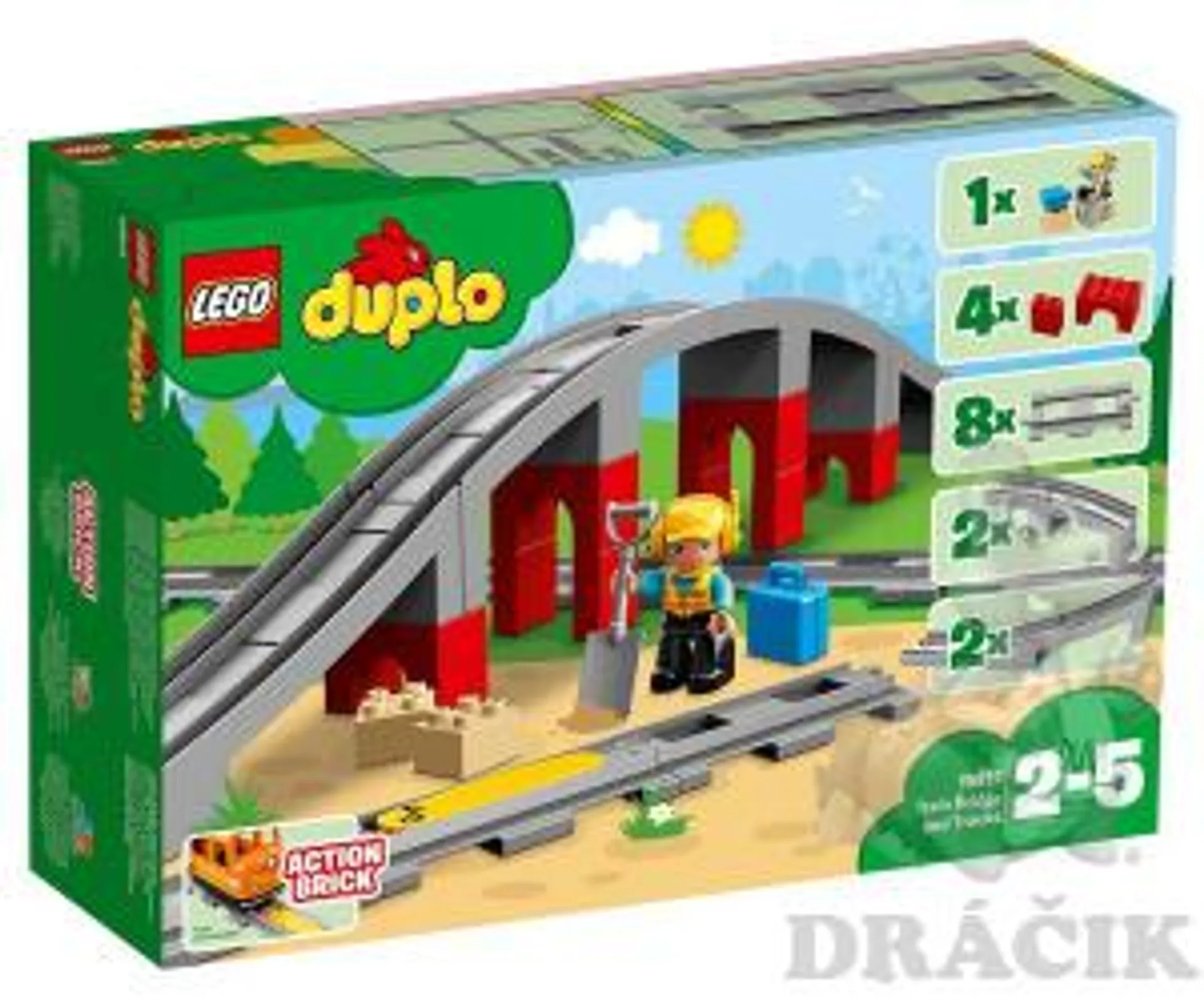 10872 Lego Duplo - Železničný most a koľajnice