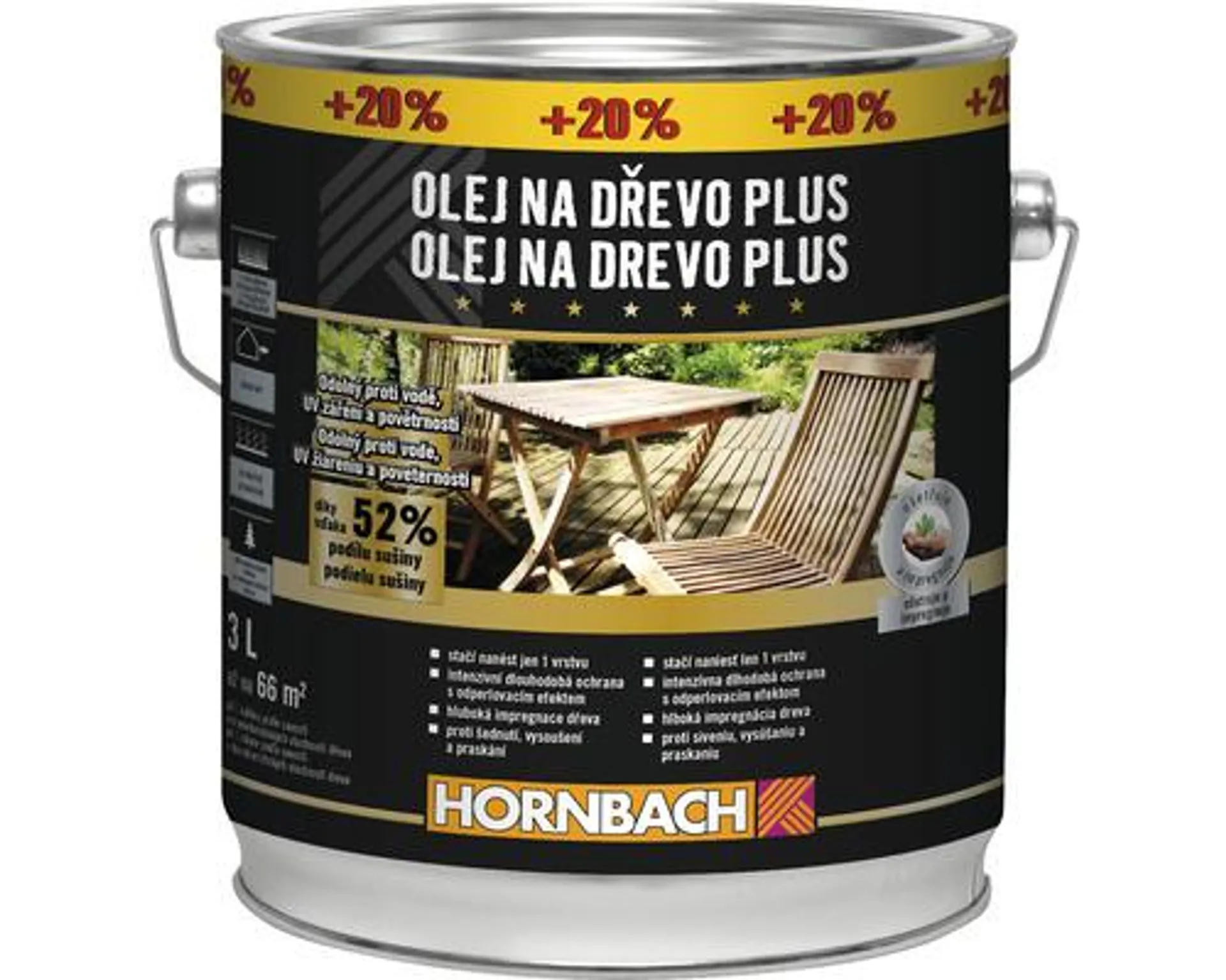 Olej na dřevo Plus Teak 2,5 l +20%