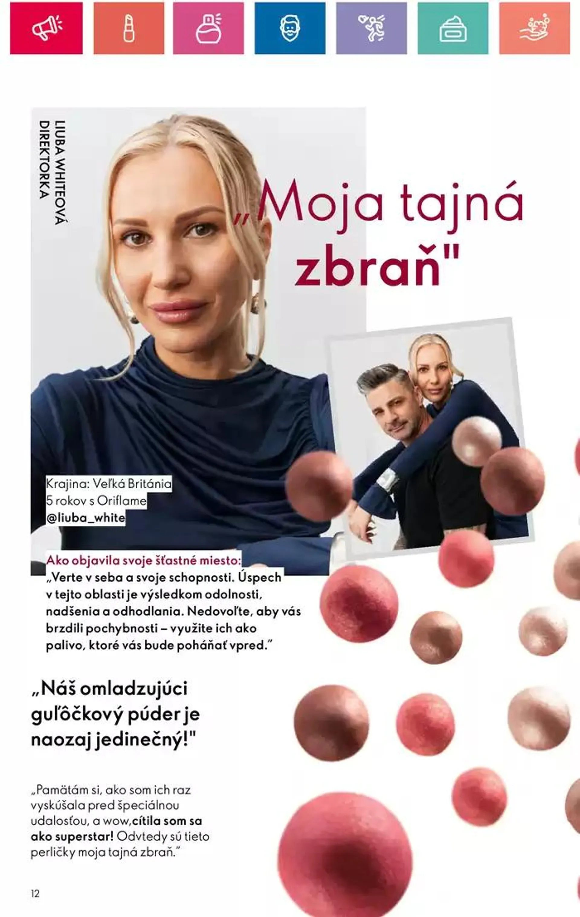 Leták: ORIFLAME katalóg od 2. októbra do 16. októbra 2024 - Prehľad Stránky 12