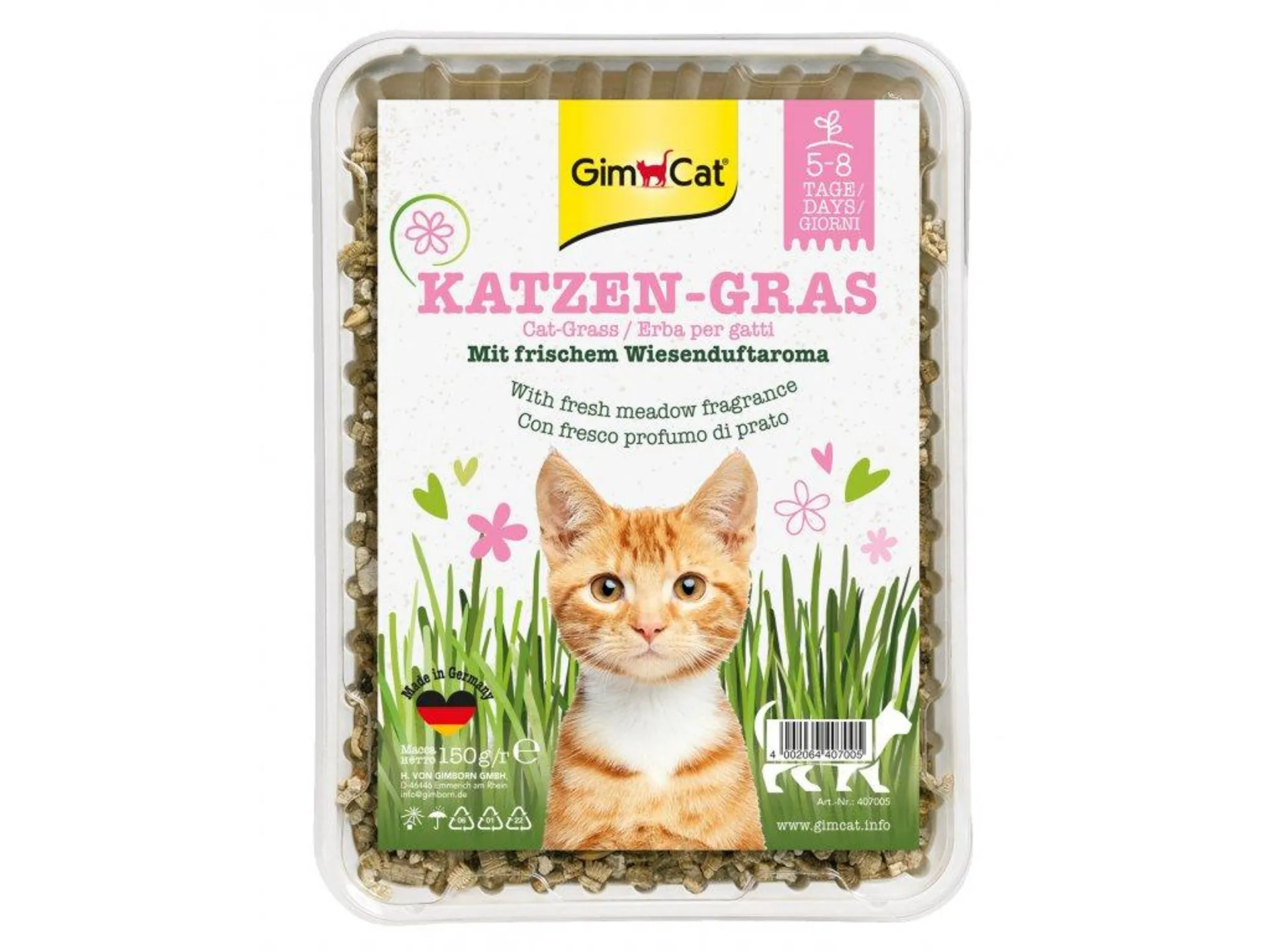 Gimpet Katzen-Gras mačacia tráva s lúčnou vôňou 150 g