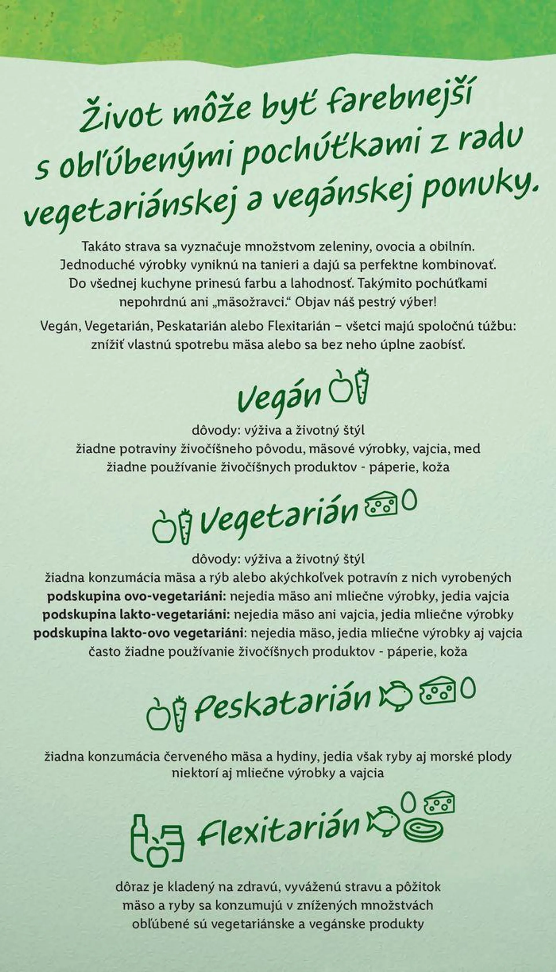 Leták: Vemondo vegetariánstvo a vegánstvo od 3. mája do 31. decembra 2024 - Prehľad Stránky 2