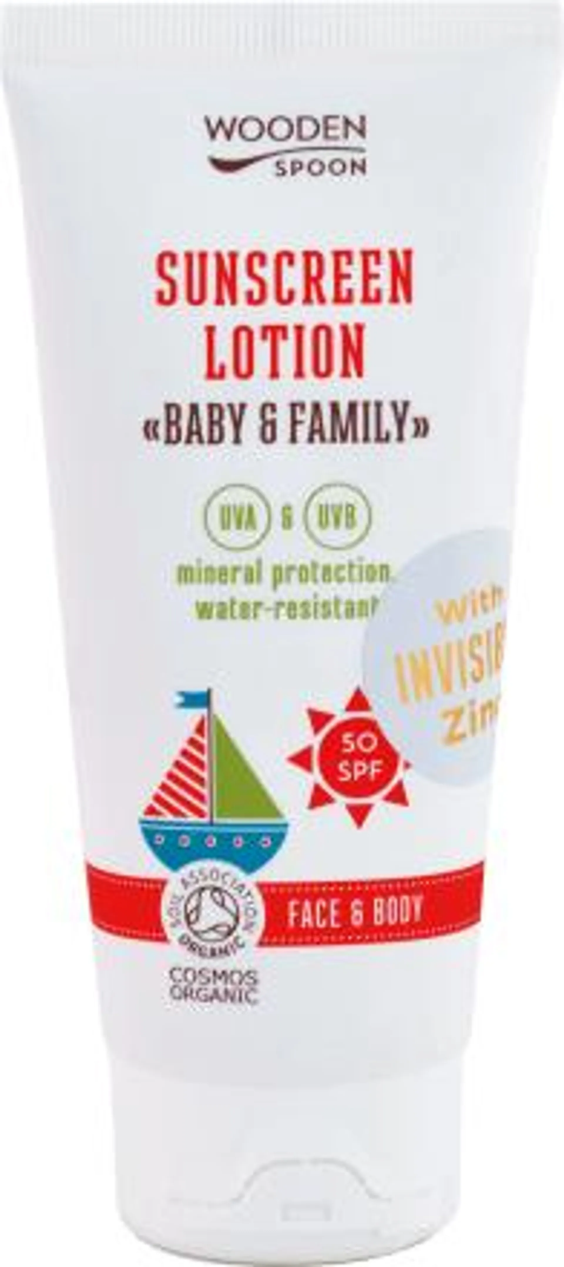 Opaľovacie telové mlieko Baby & Family SPF 50, 100 ml