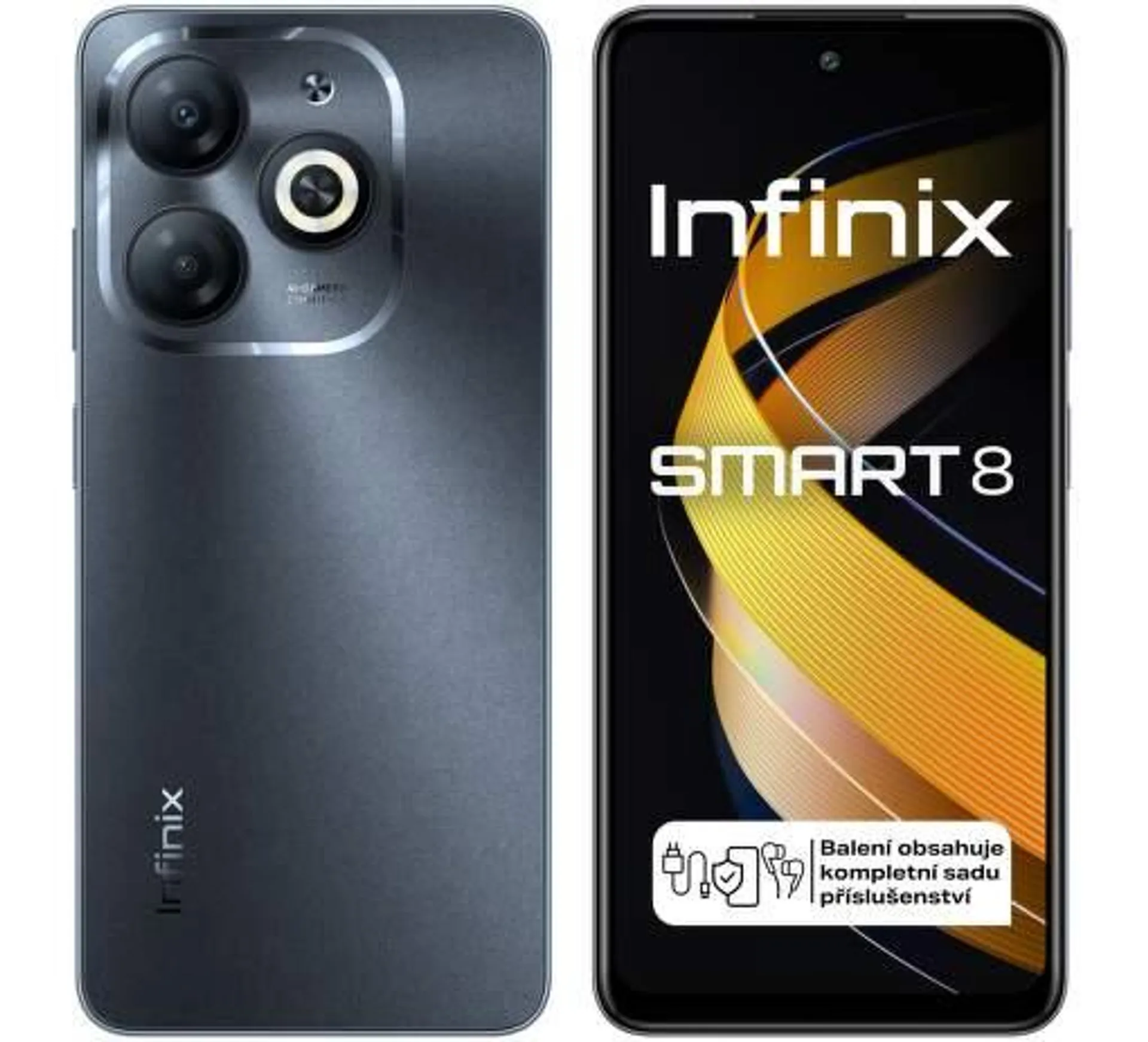 Infinix Smart 8 64 GB čierny