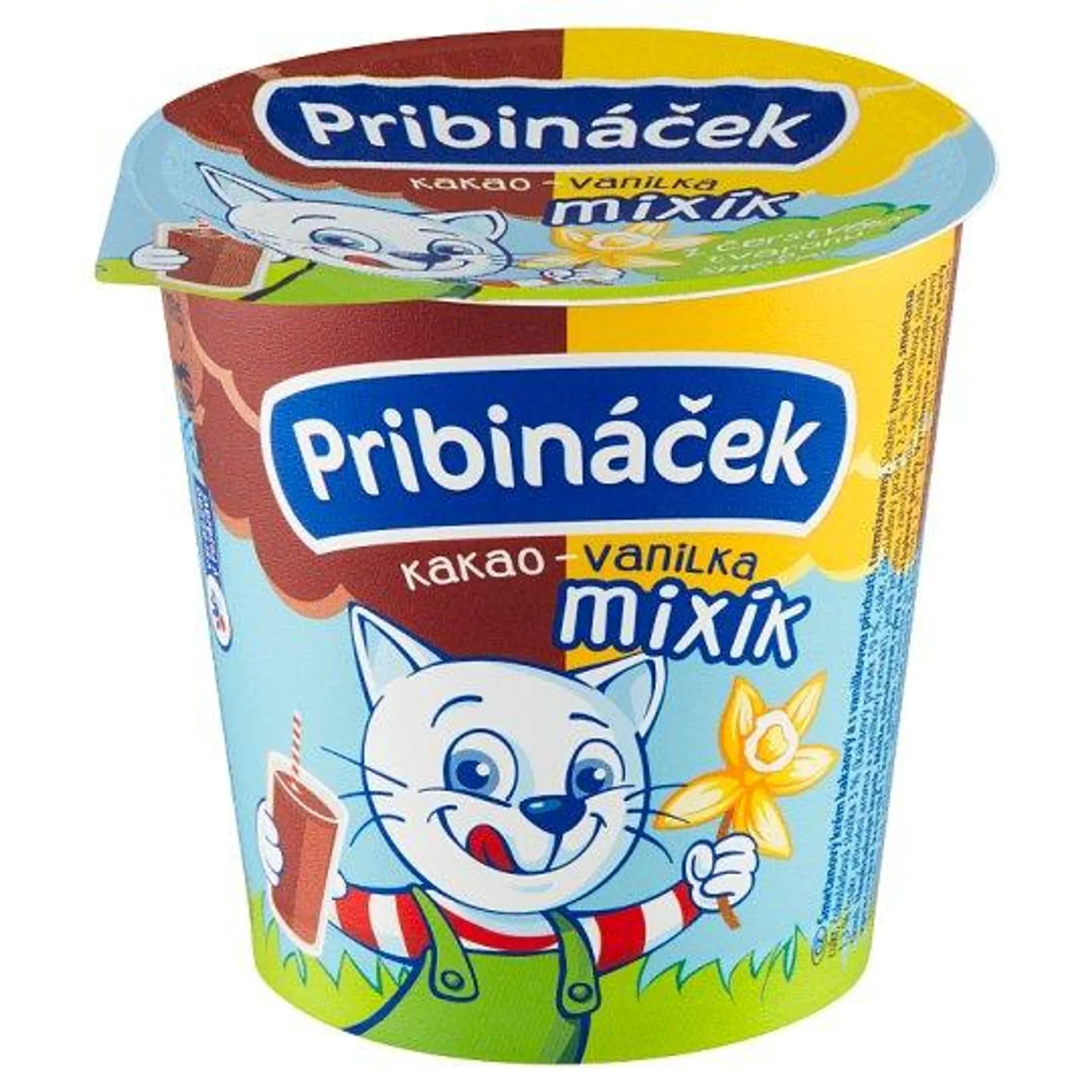 Pribináček Mixík kakaový a s vanilkovou príchuťou 125 g