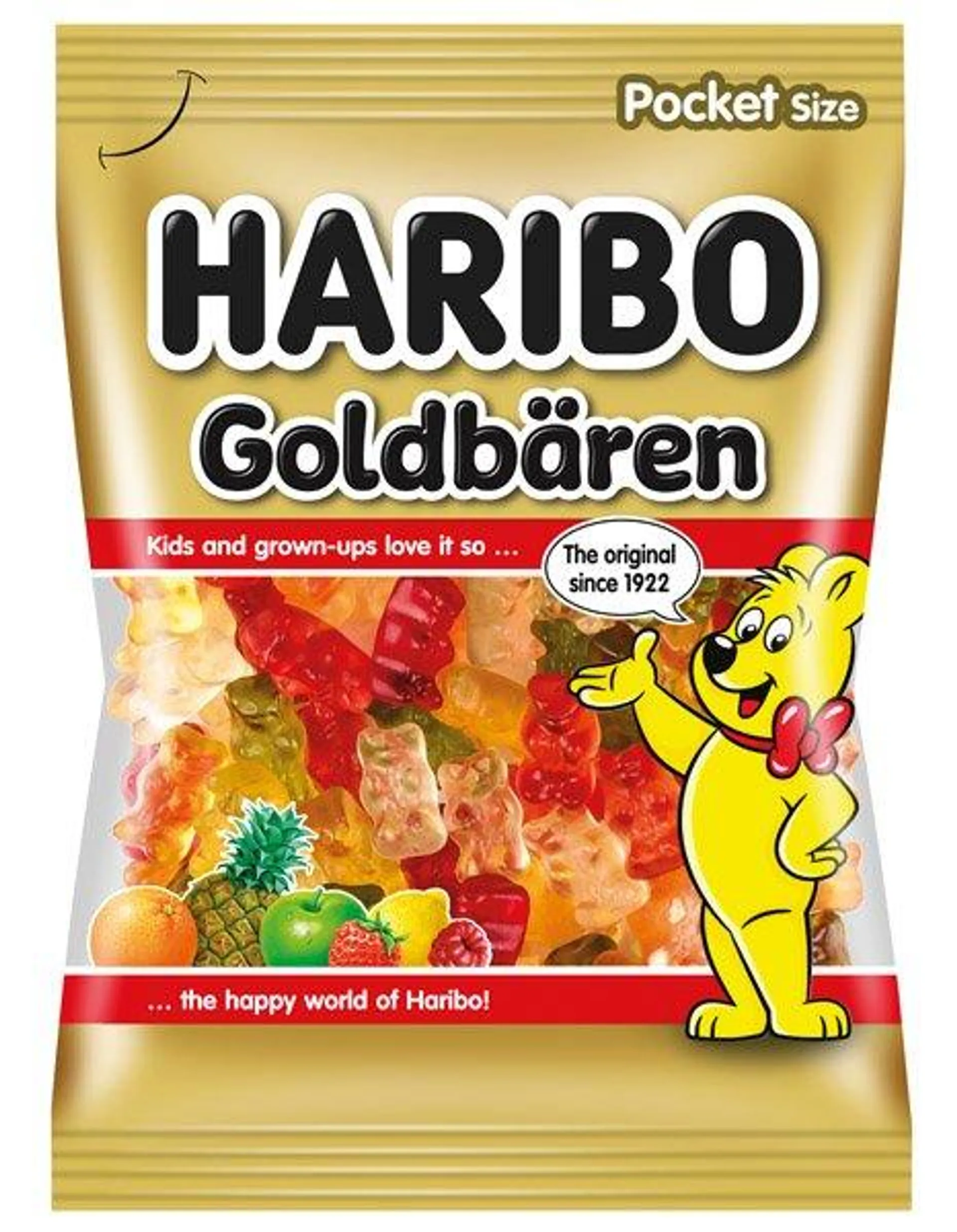 HARIBO želé cukríky medvedíky zlaté