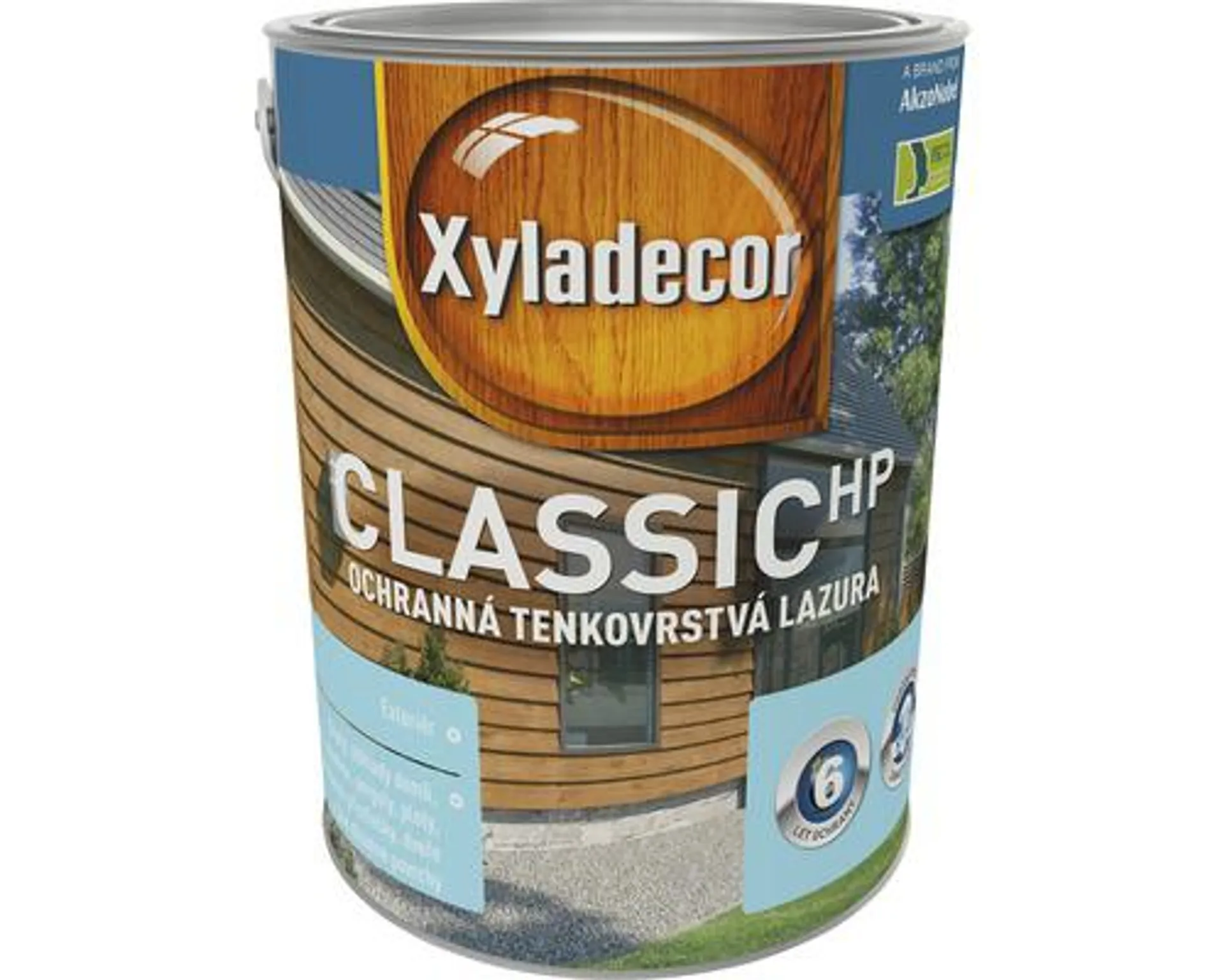 Lazúra na drevo Xyladecor Classic bezfarebný 5 l BIOCÍD