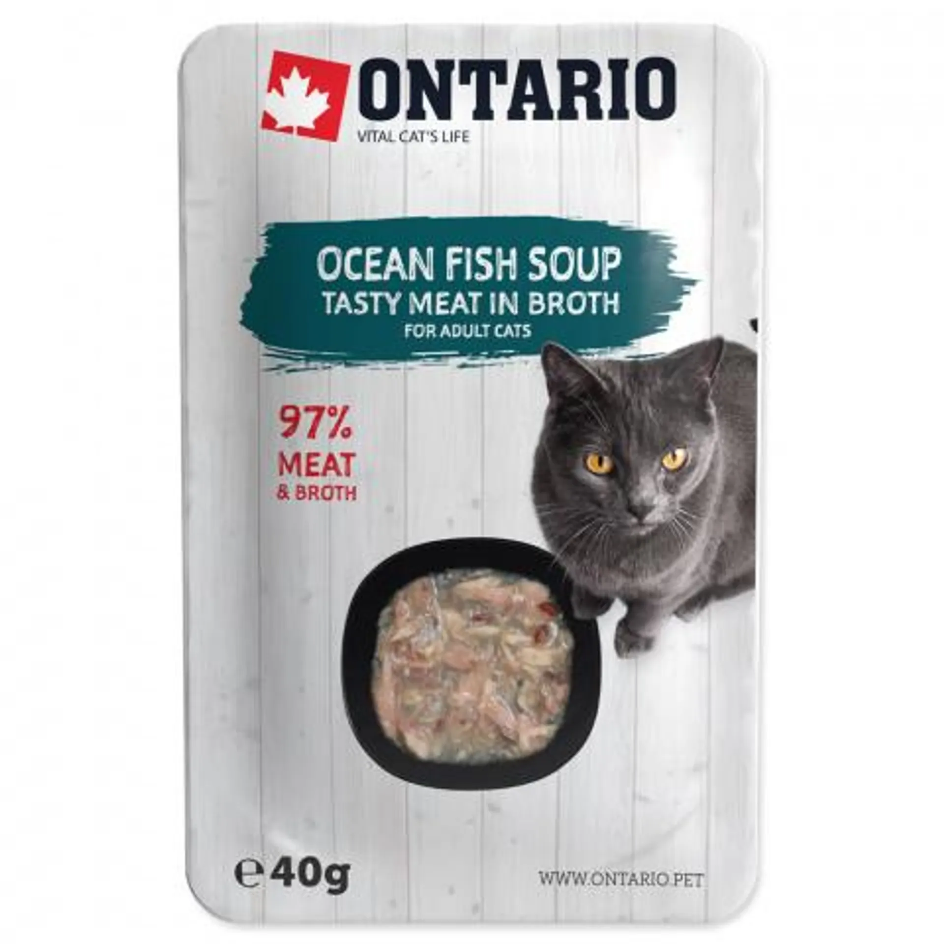 Ontario Cat polievka morská ryba so zeleninou 40 g