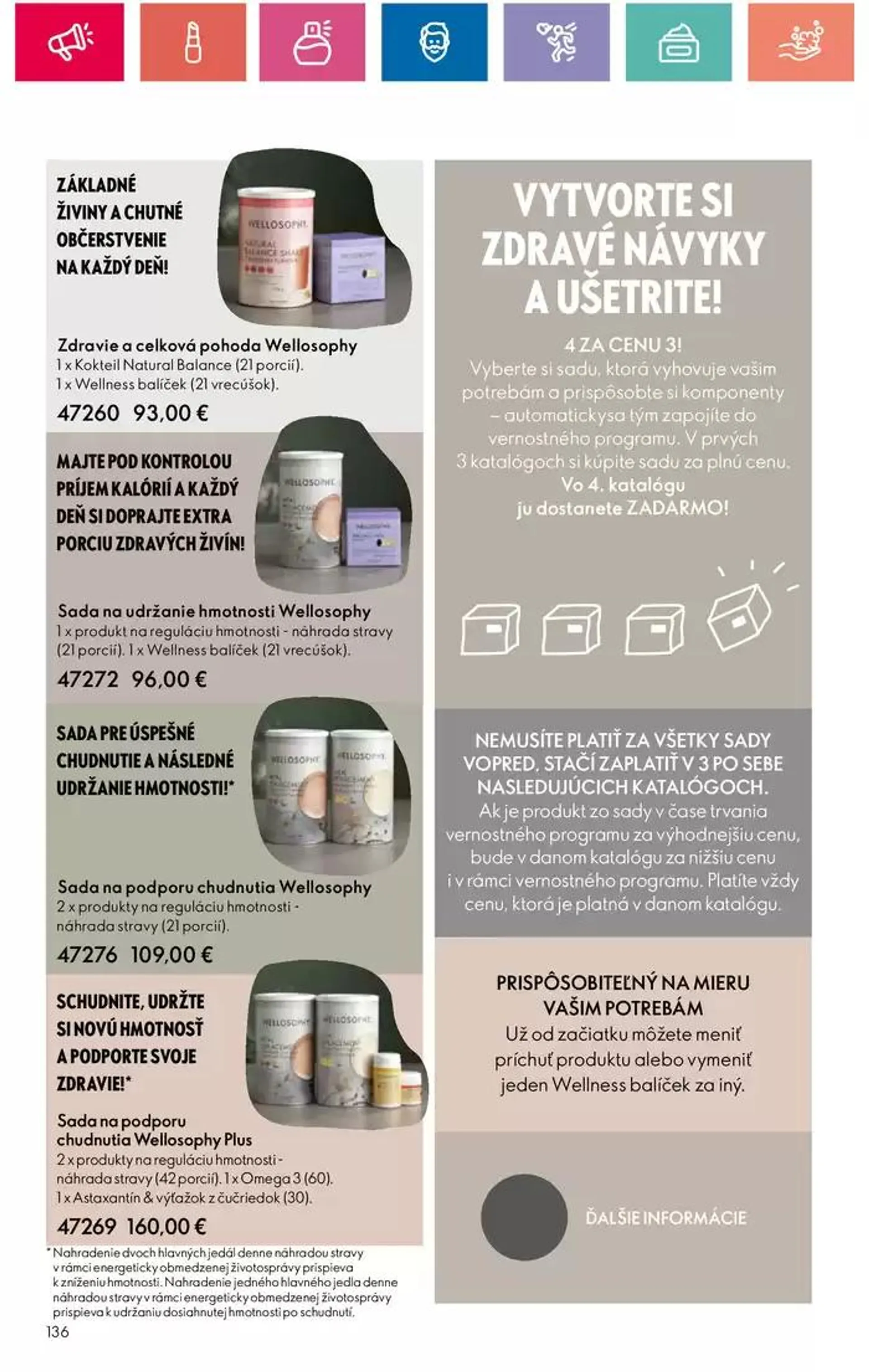 Leták: ORIFLAME katalóg od 2. októbra do 16. októbra 2024 - Prehľad Stránky 136