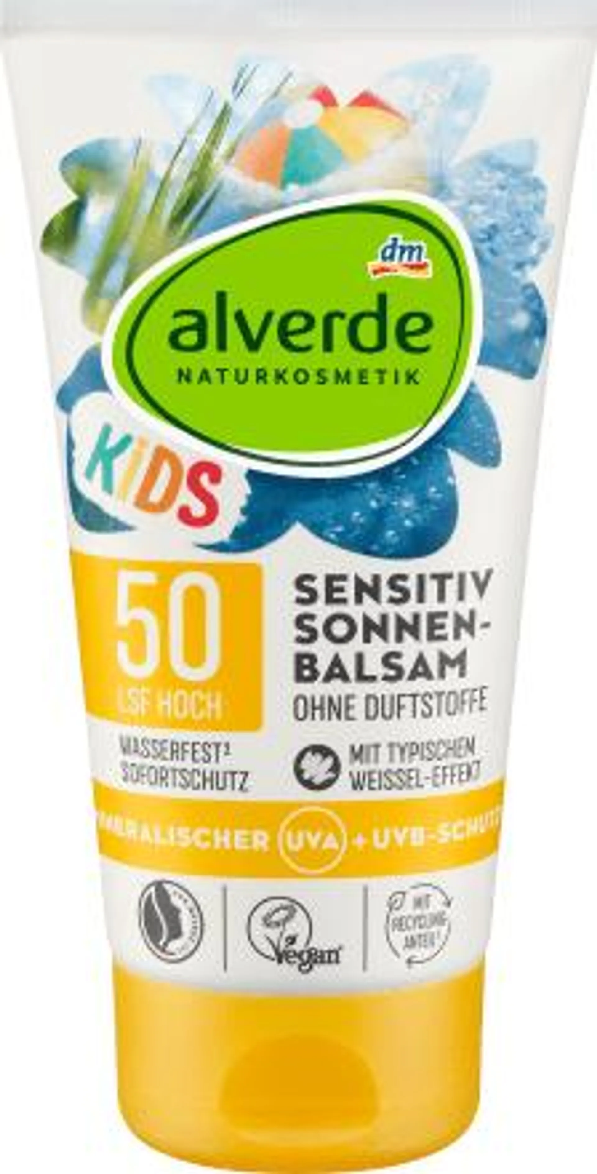 Detský balzam na opaľovanie Sensitiv OF 50, 150 ml