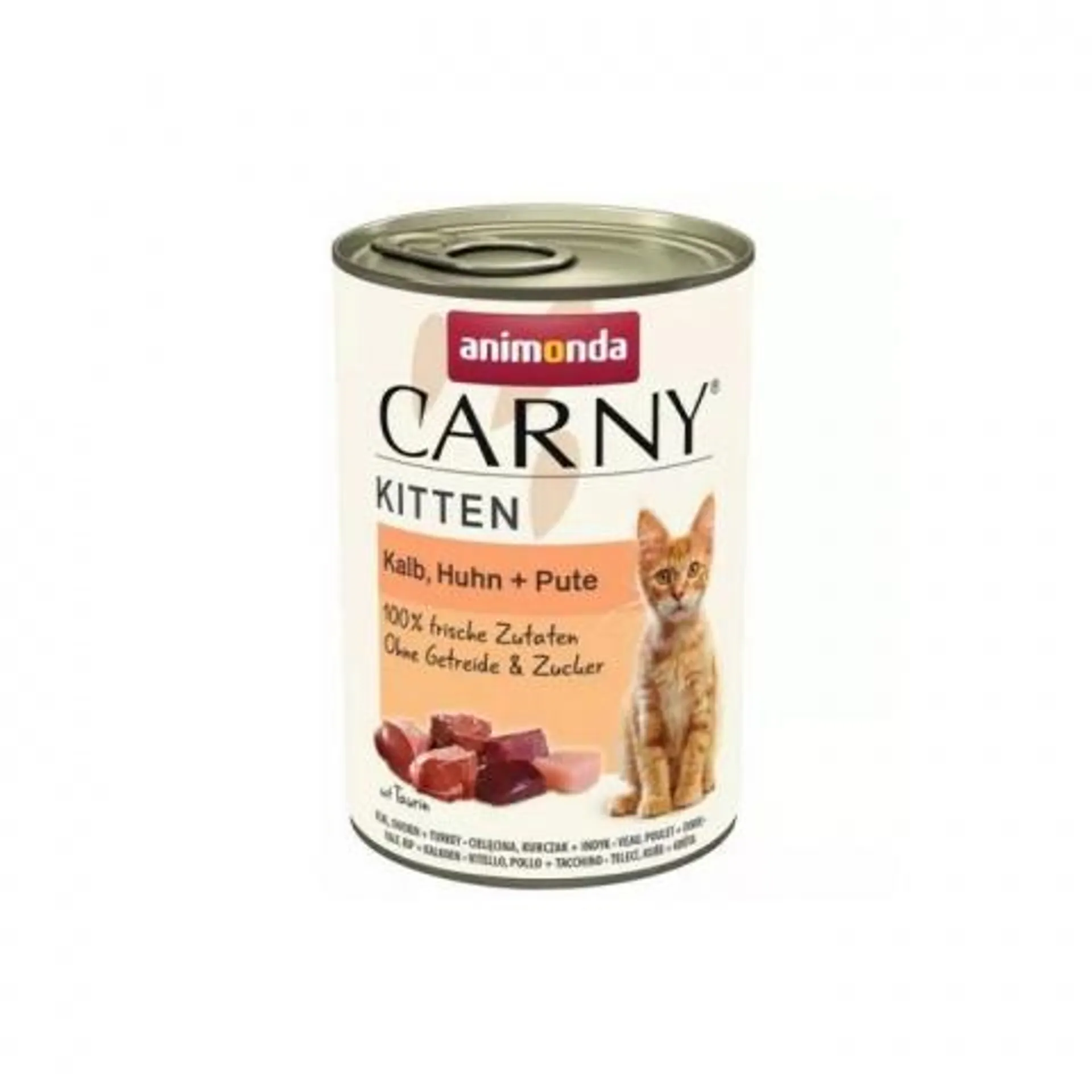 Carny Kitten hovadzie, telacie a kura 400g