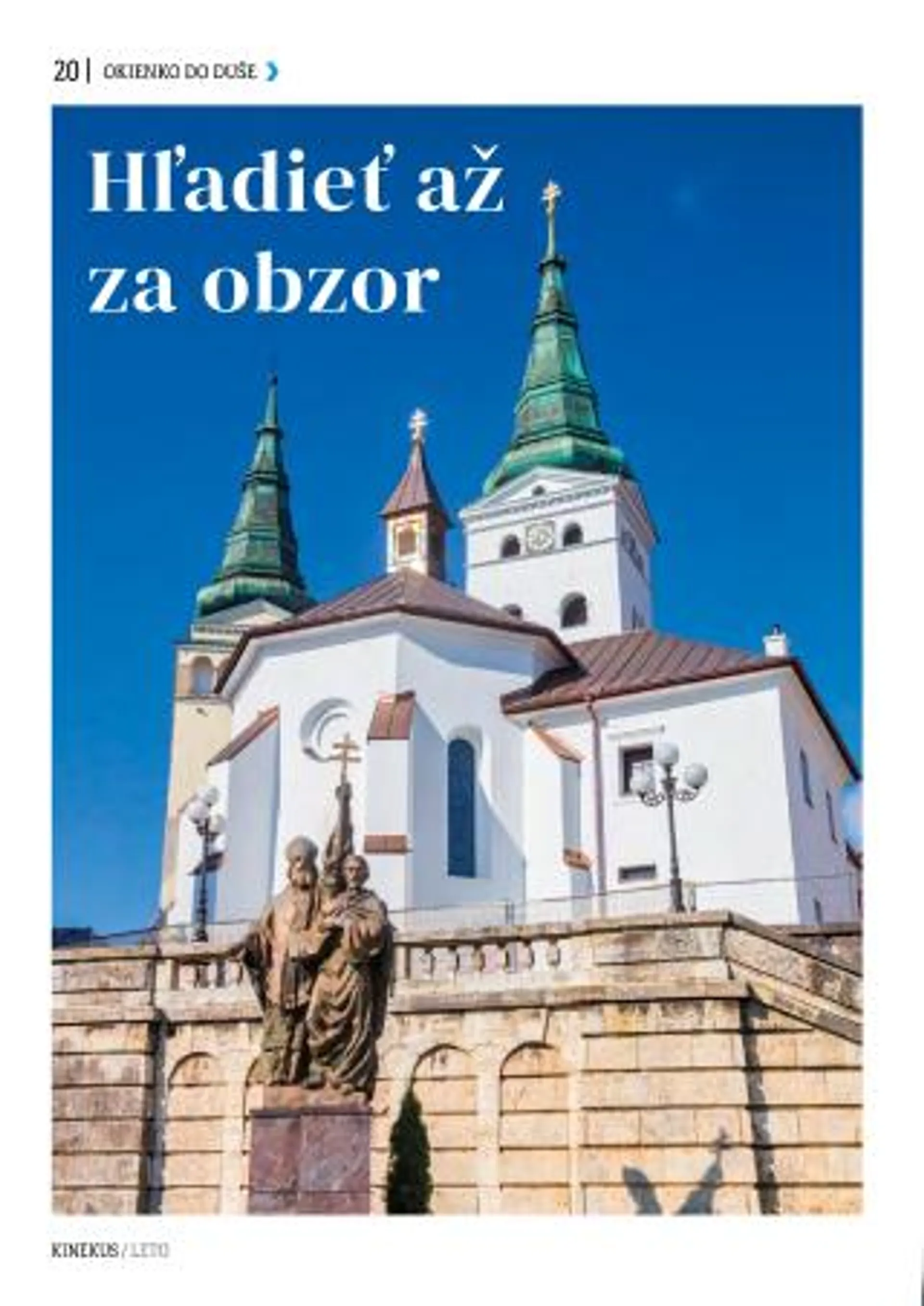 Leták: Kinekus magazín - LETO od 1. júla do 31. augusta 2024 - Prehľad Stránky 20