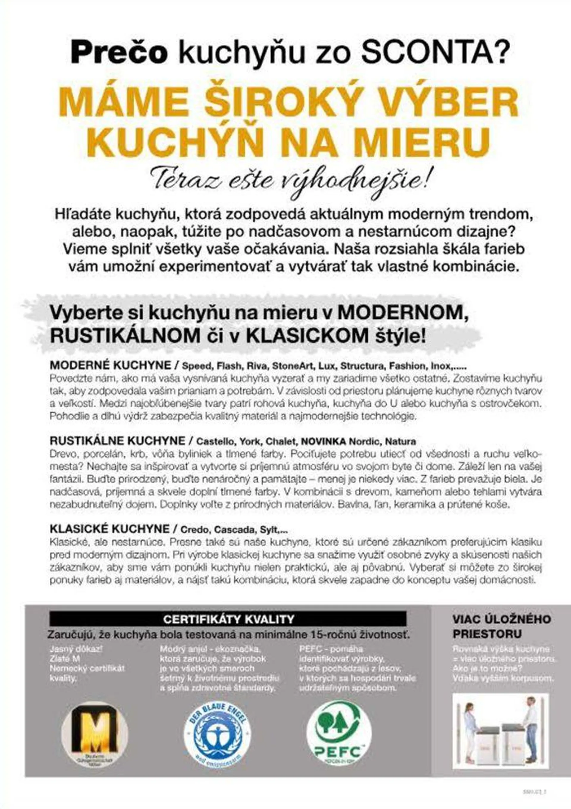 Leták: SCONTO KITCHEN CATALOG od 5. januára do 31. decembra 2024 - Prehľad Stránky 2