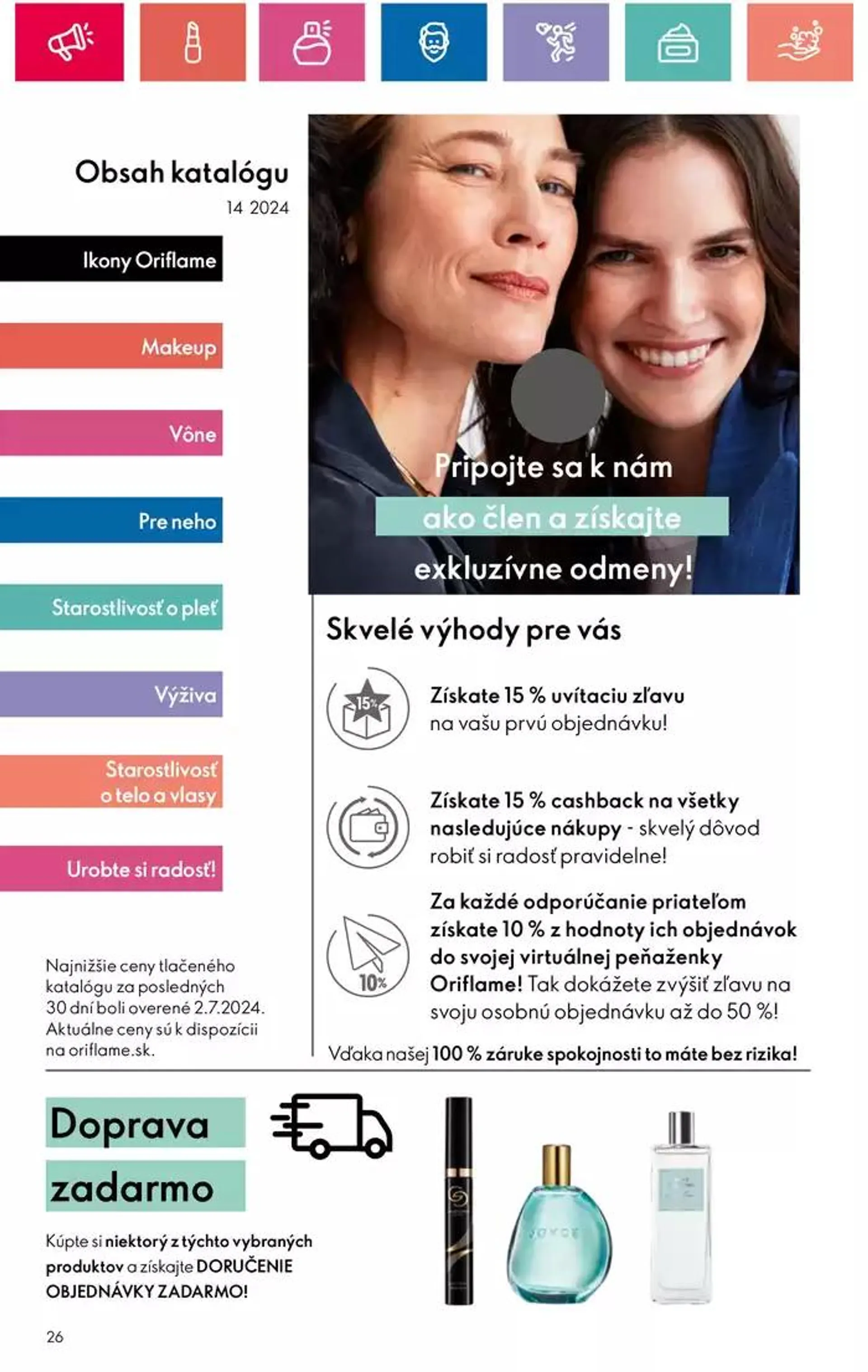 Leták: ORIFLAME katalóg od 2. októbra do 16. októbra 2024 - Prehľad Stránky 26