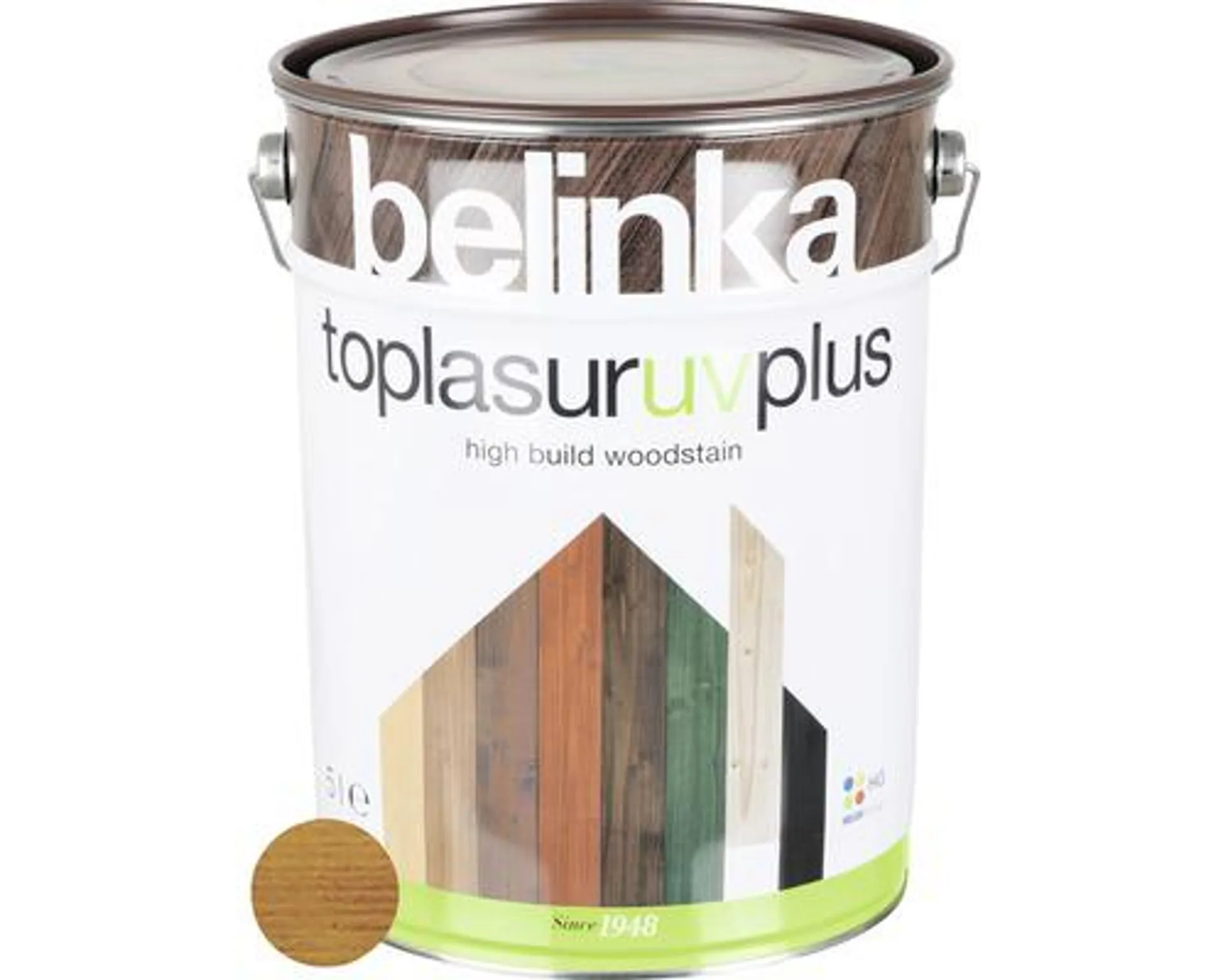 Silnovrstvá lazúra Belinka Toplasur teak 5 l