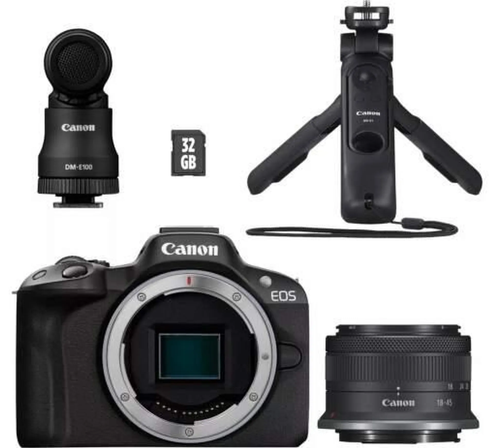 Canon EOS R50 Creator Kit čierna