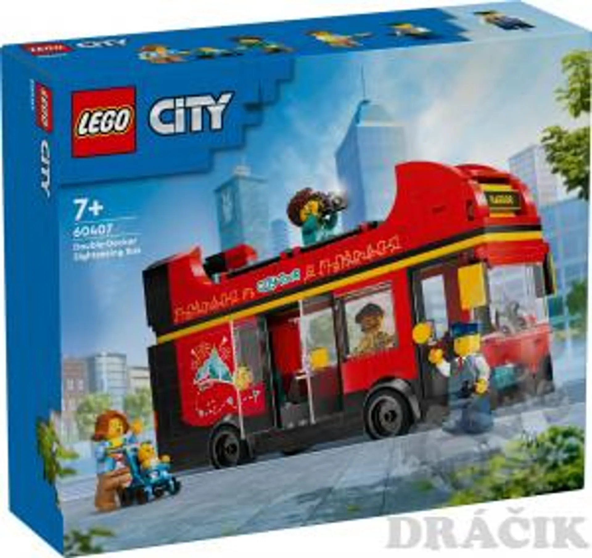 60407 Lego City – Červený dvojposchodový vyhliadkový autobus