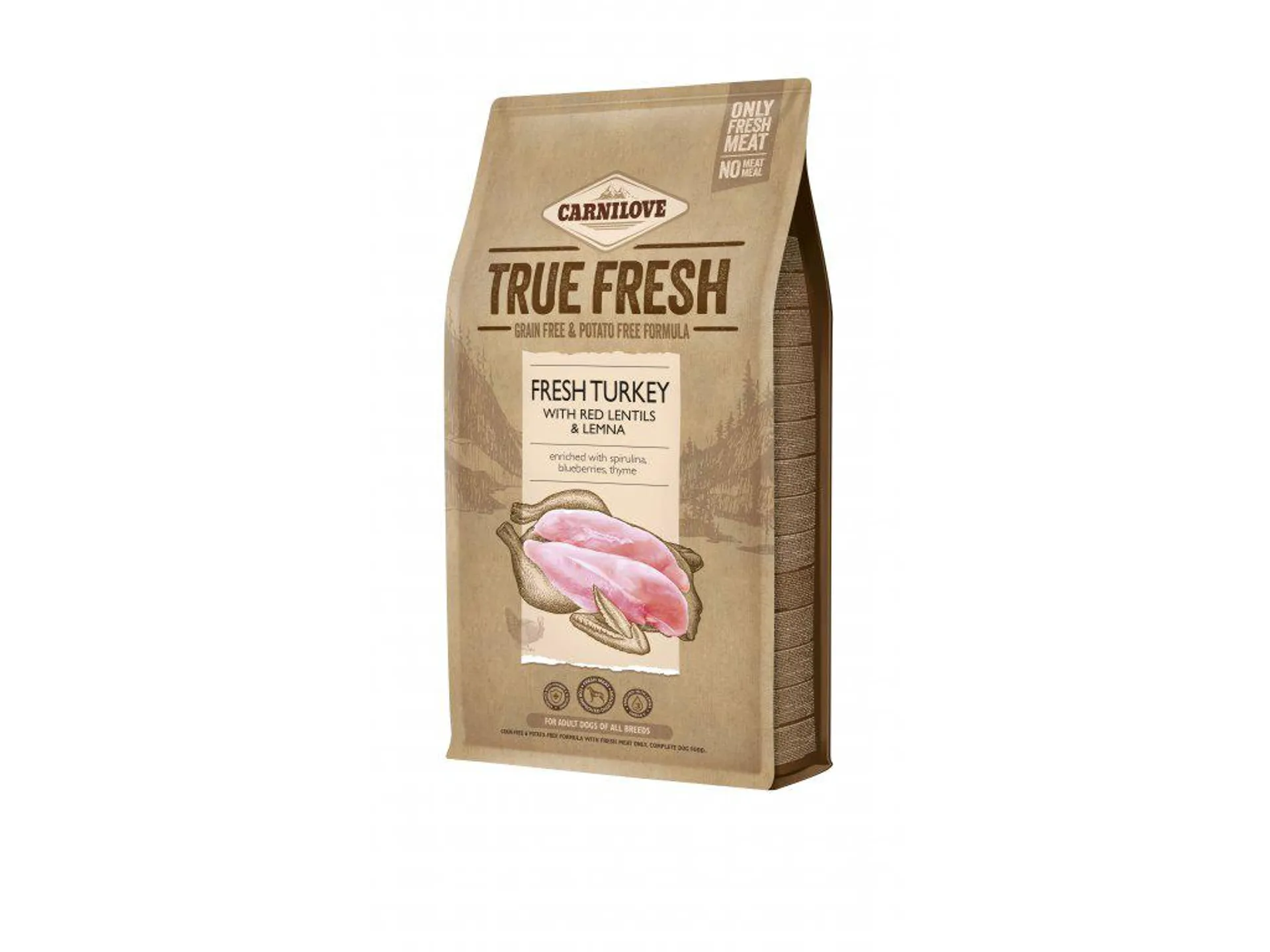 Carnilove True Fresh TURKEY for Adult dogs 4 kg