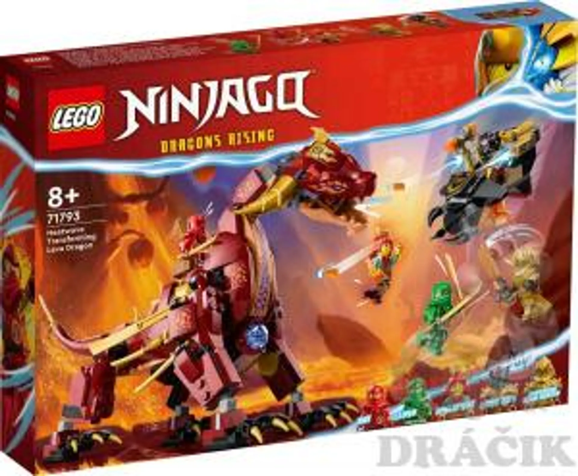 71793 Lego Ninjago- Heatwave a jeho transformačný Lávový drak