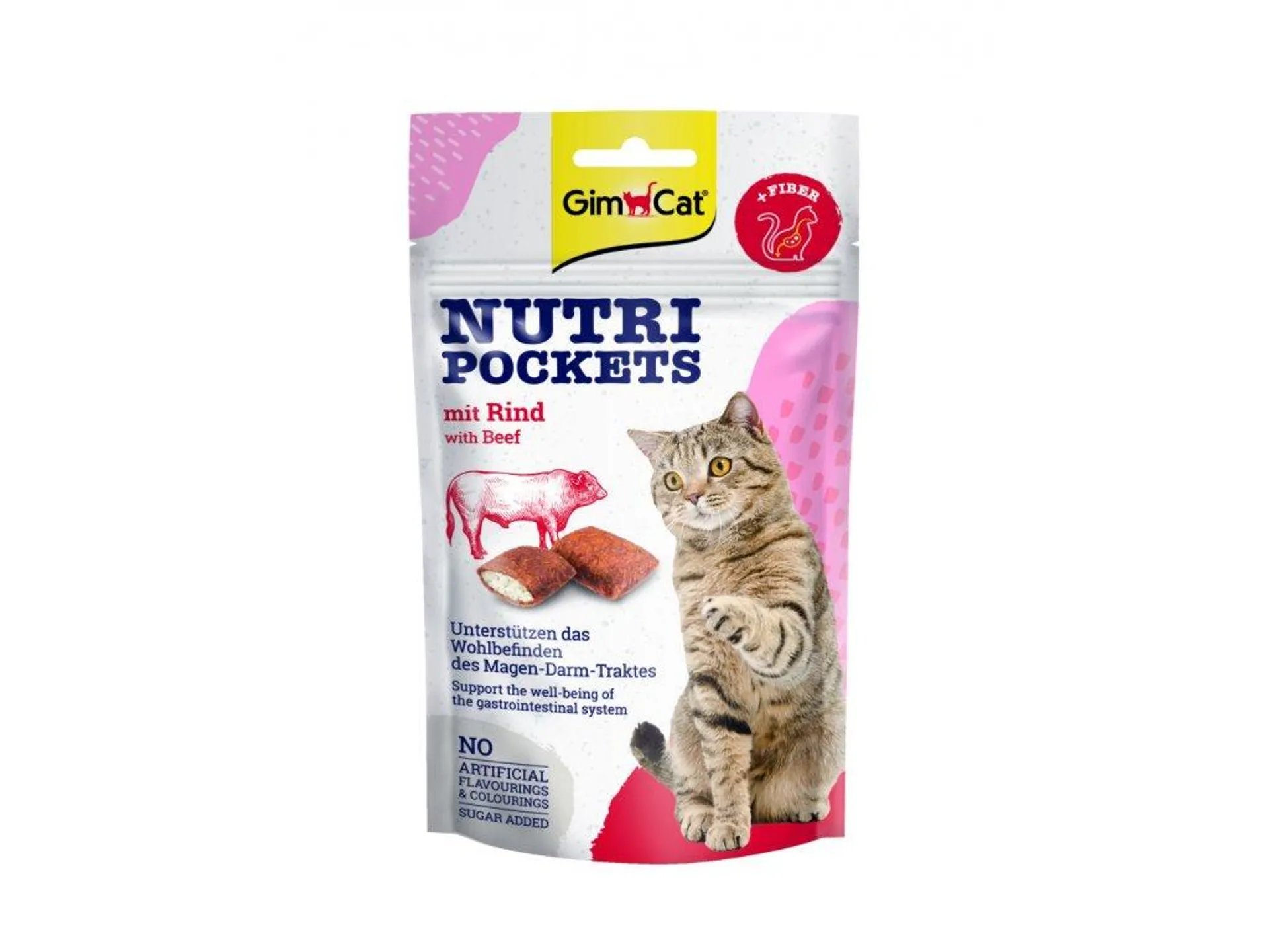 GimCat Nutri Pockets s hovädzím 60 g