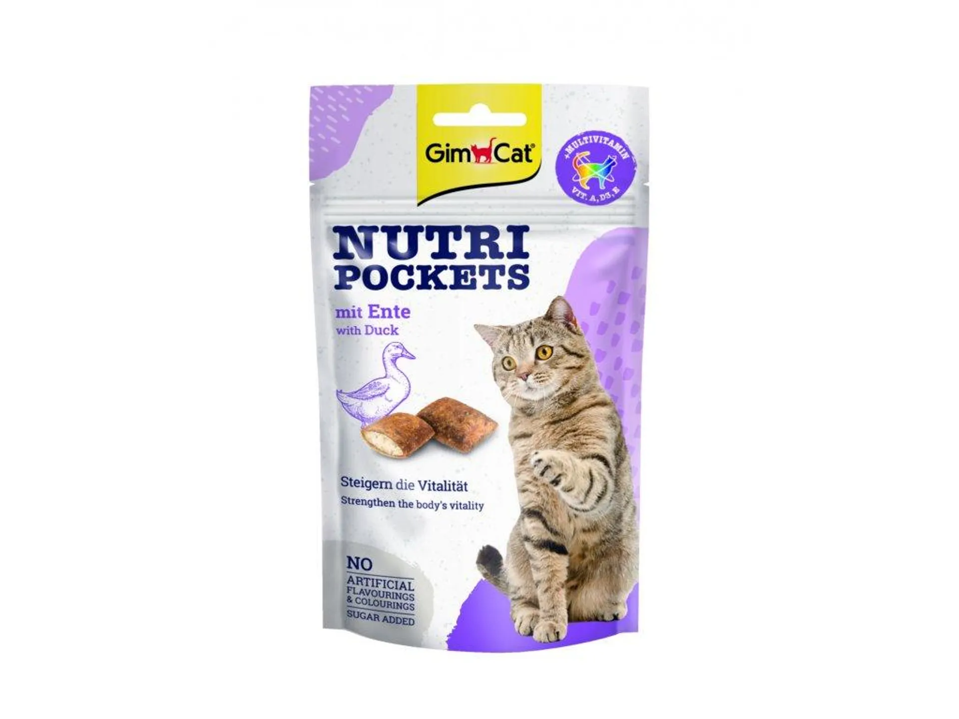 GimCat Nutri Pockets s kačicou 60 g