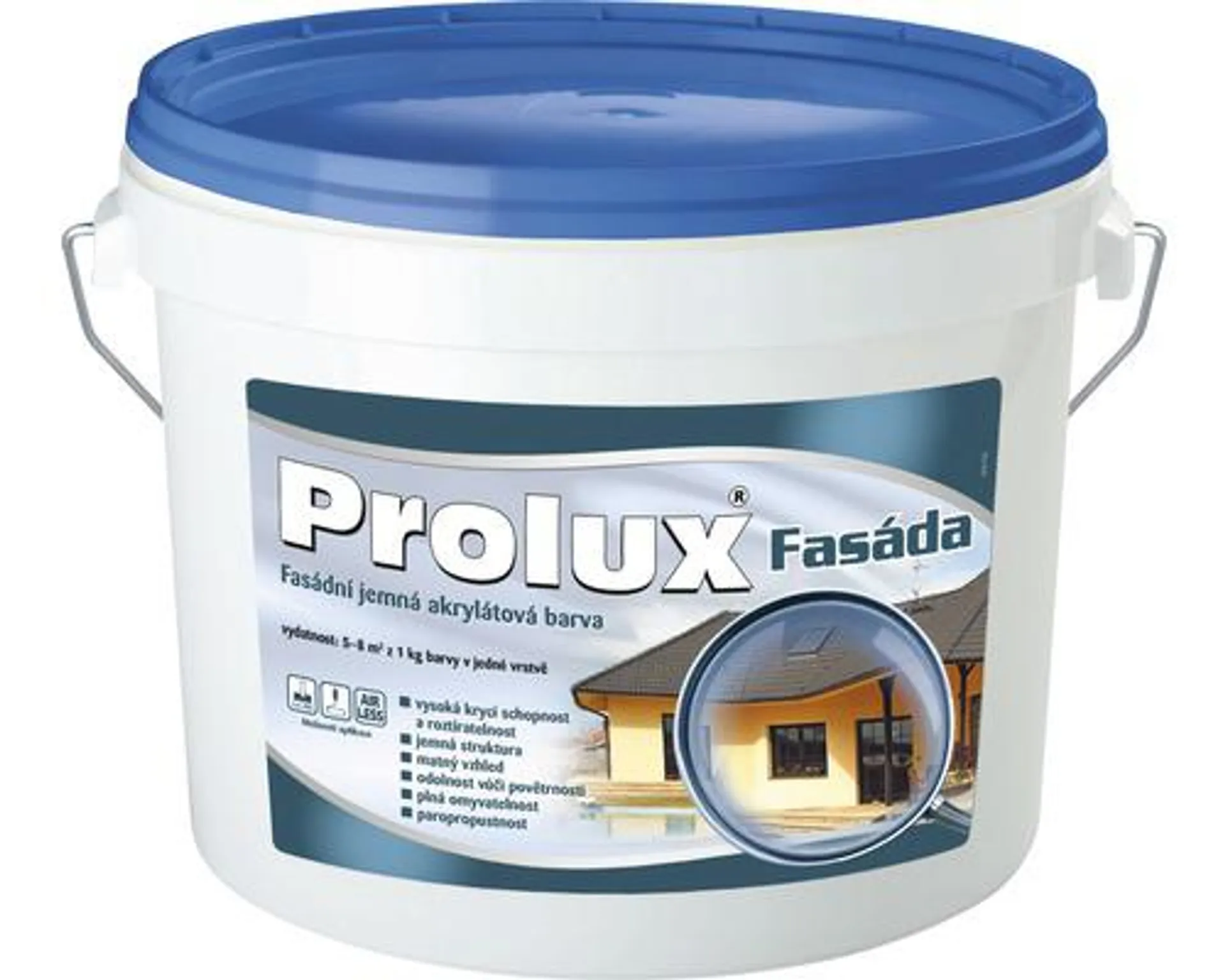 Fasádna farba Prolux biela 3,5 l