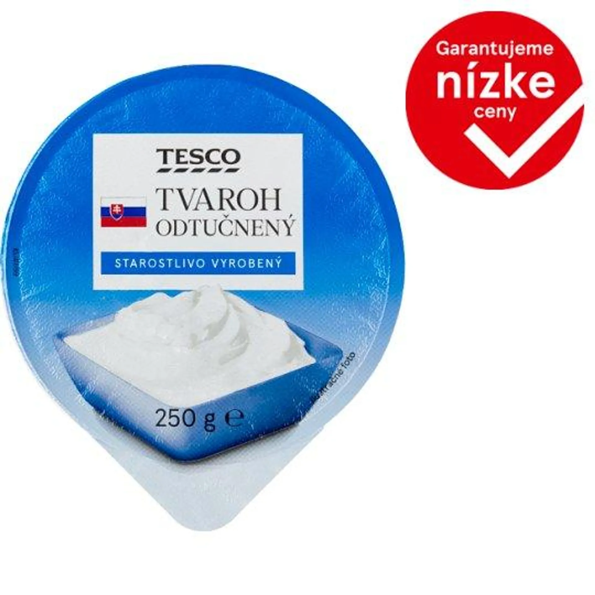 Tesco Tvaroh odtučnený 250 g