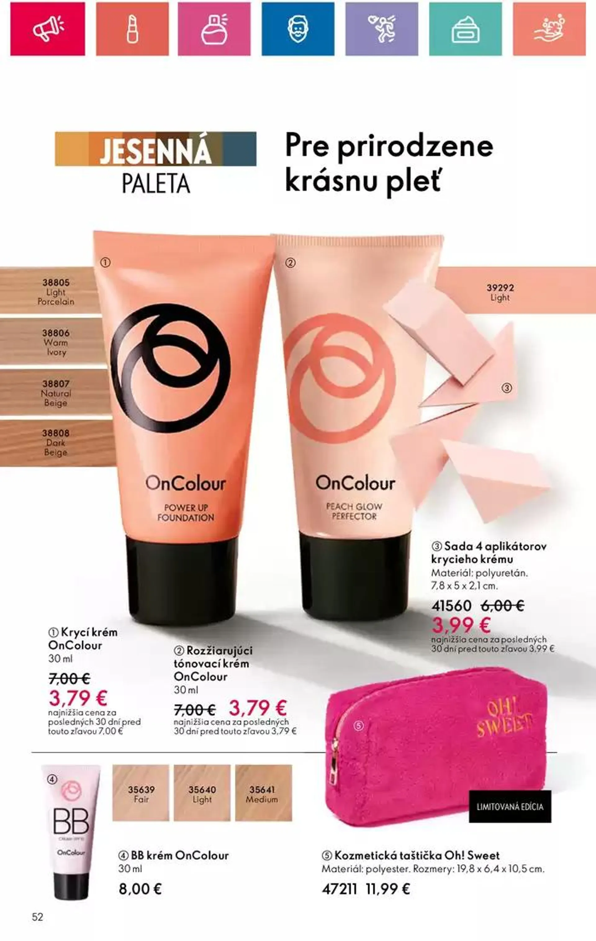 Leták: ORIFLAME katalóg od 2. októbra do 16. októbra 2024 - Prehľad Stránky 52