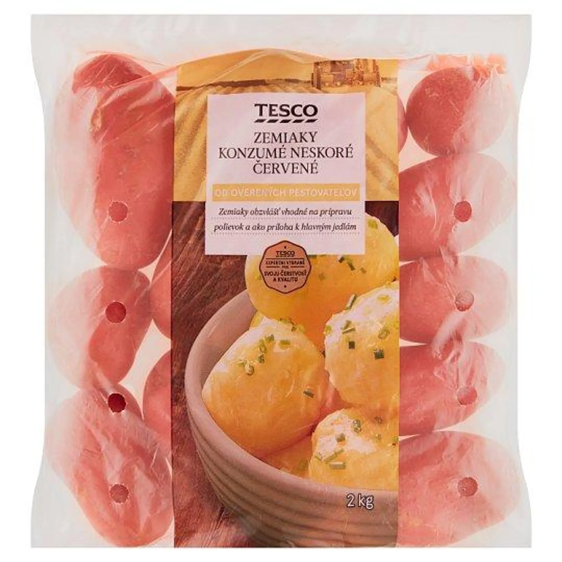 Tesco Zemiaky červené konzumné neskoré 2 kg