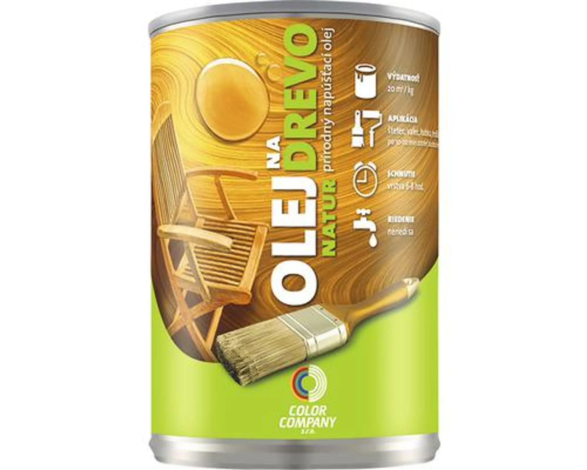 Olej na drevo Color Company natur 0,5 l