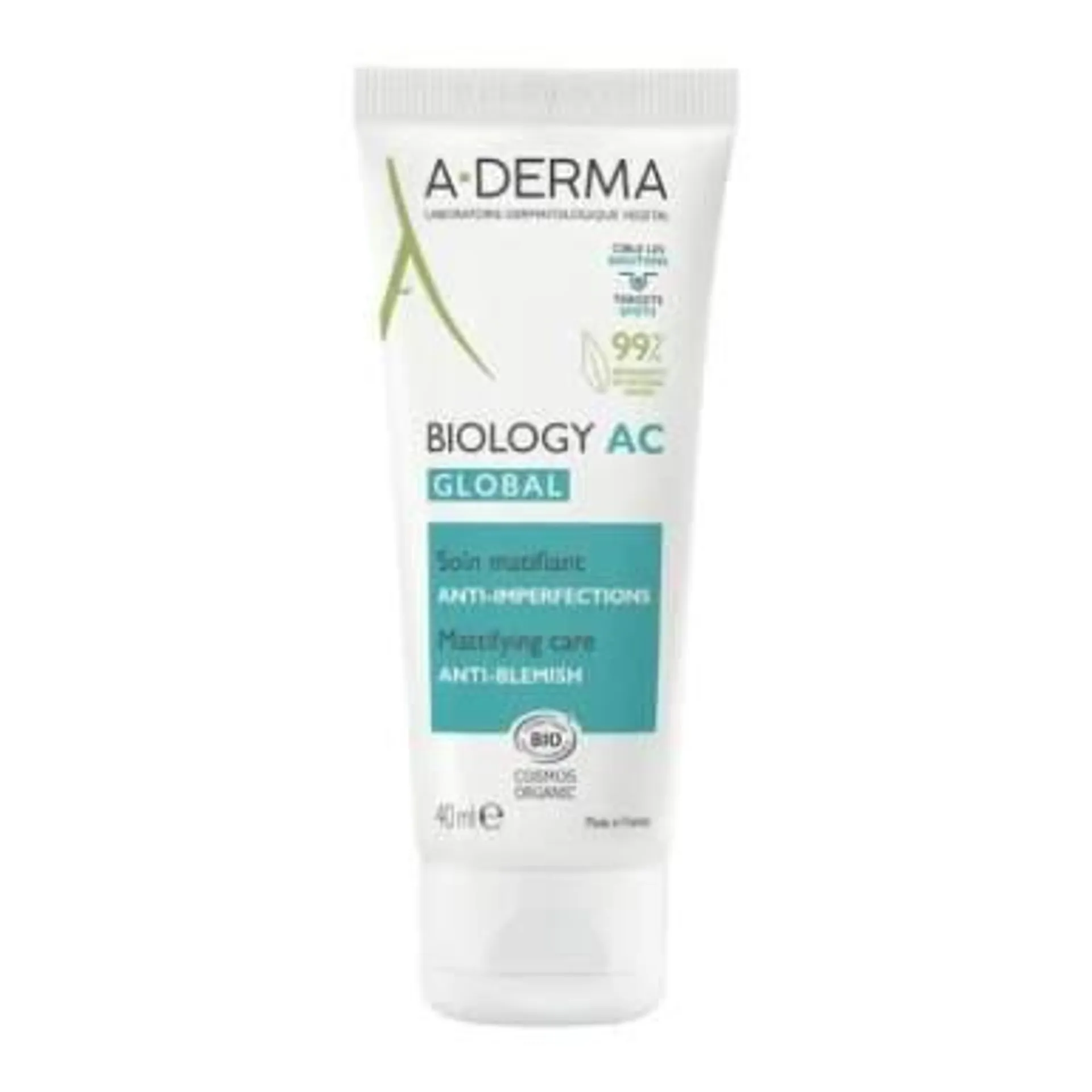 A-DERMA Biology AC global zmatňujúca starostlivosť 40 ml - 1+1