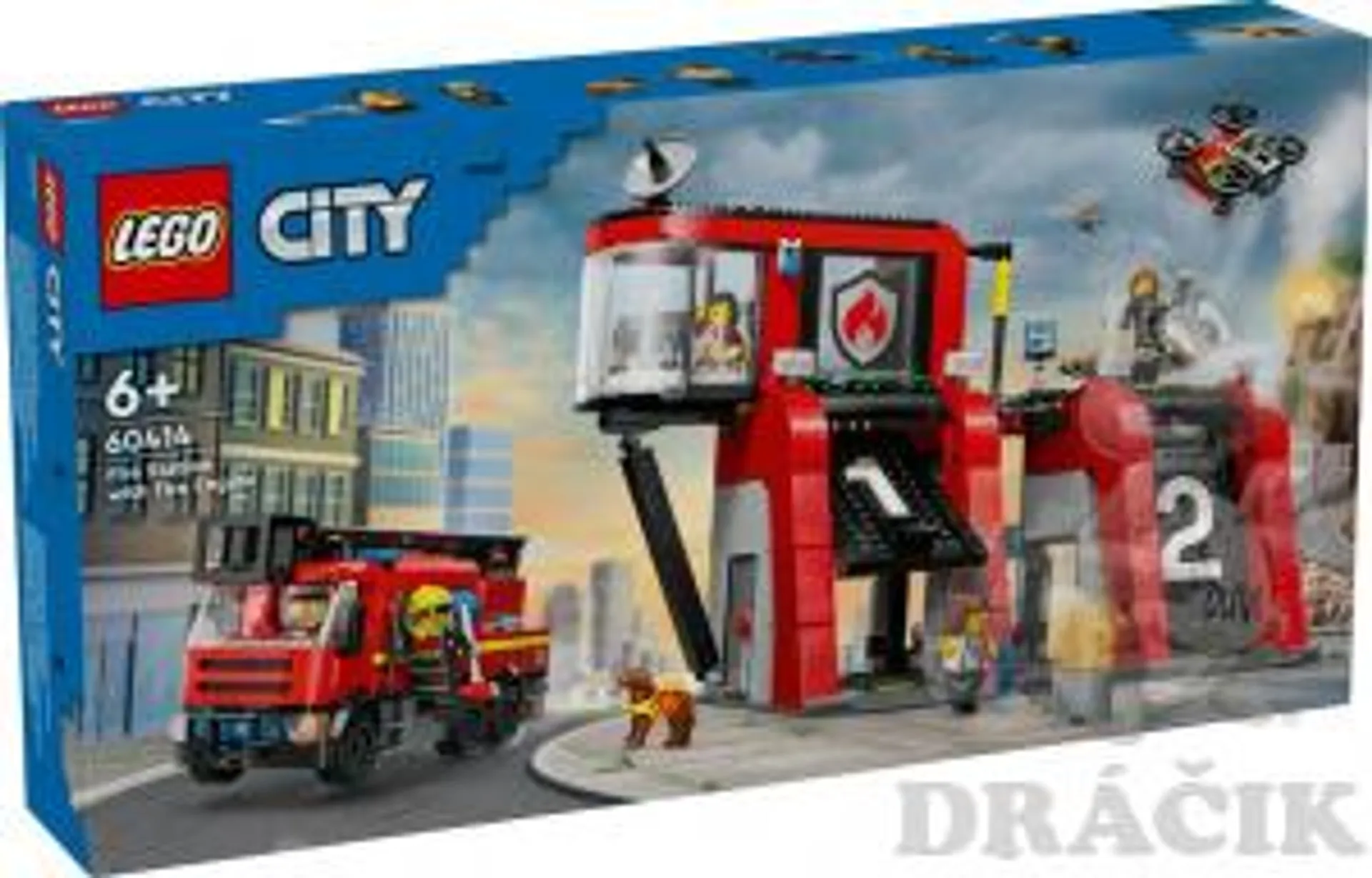 60414 Lego City – Hasičská stanica s hasičským vozidlom