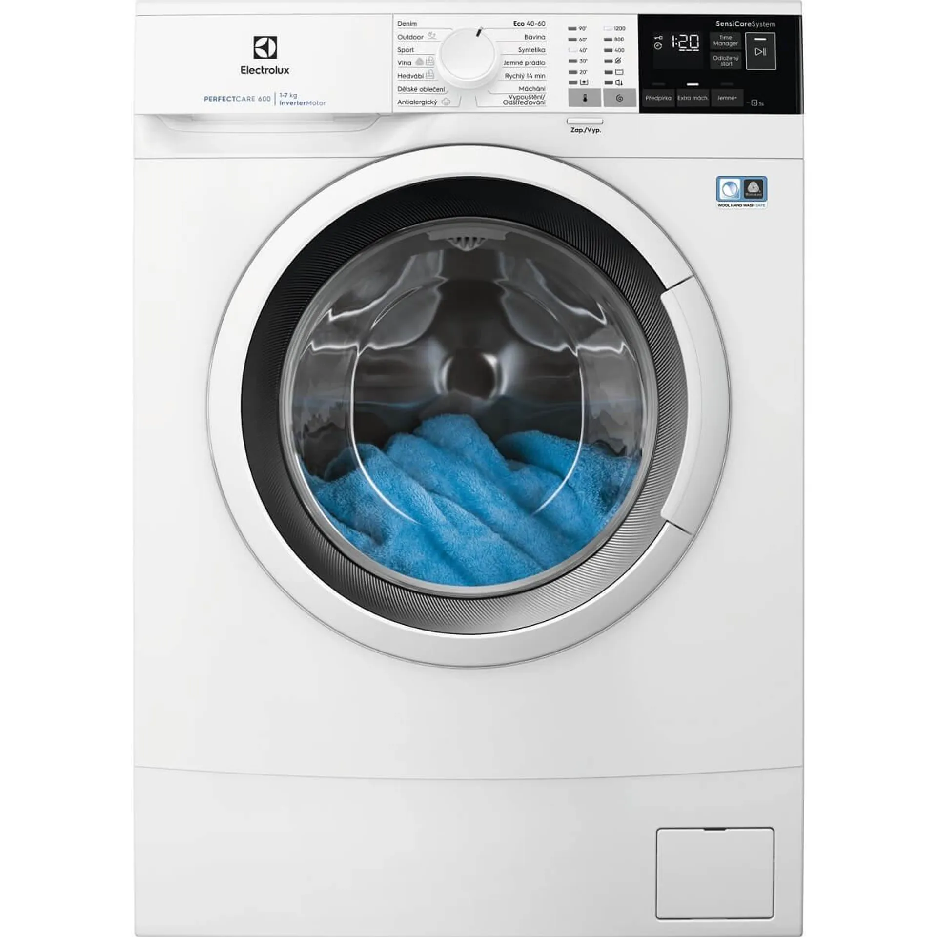 Práčka s predným plnením Electrolux EW6SN427WCI, 7 kg