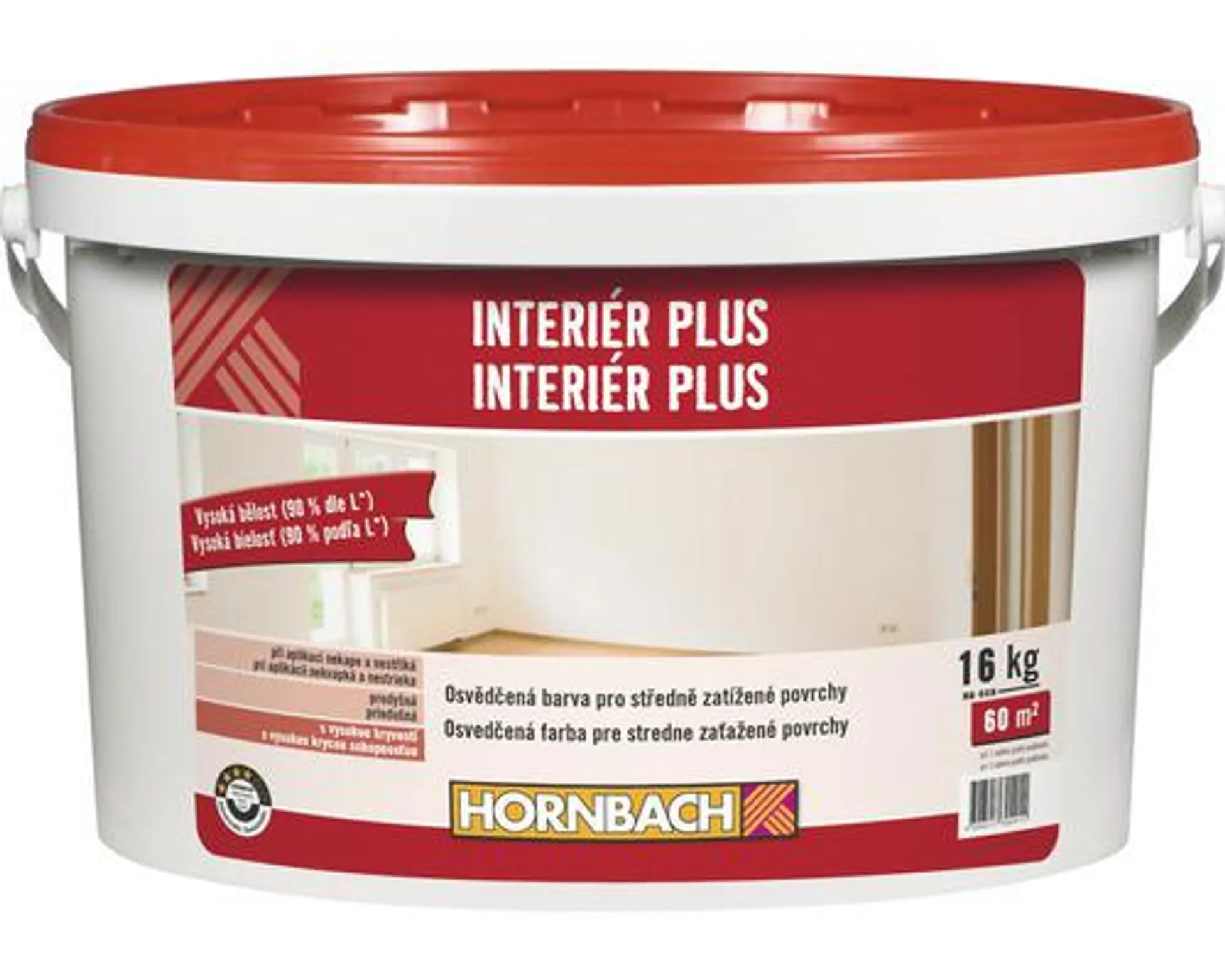 Farba na stenu Hornbach Interiér Plus 16 kg