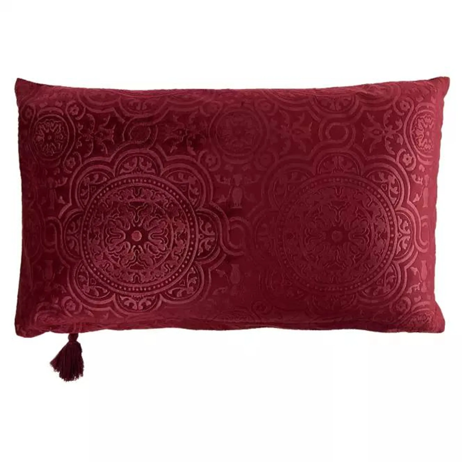 Obliečka Orient Velvet bordová 30x50 Merkury Home