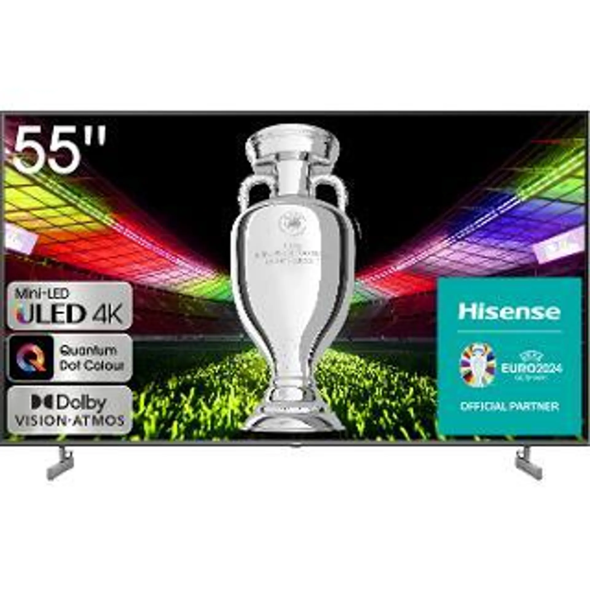 Hisense 55U6KQ + Adidas míč EURO 2024